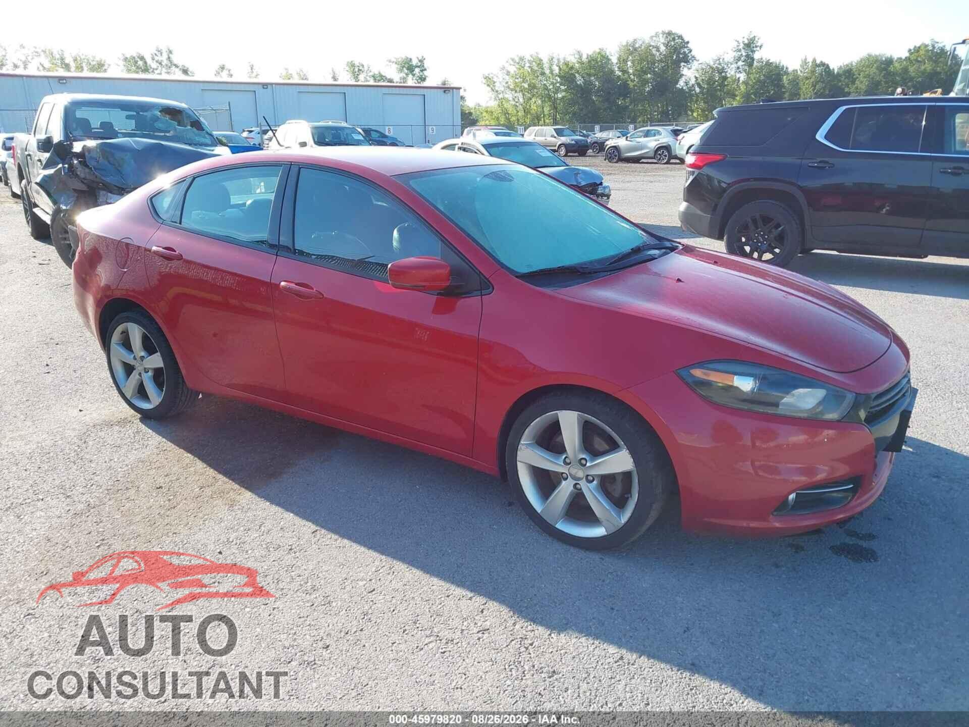 DODGE DART 2015 - 1C3CDFEB7FD150806