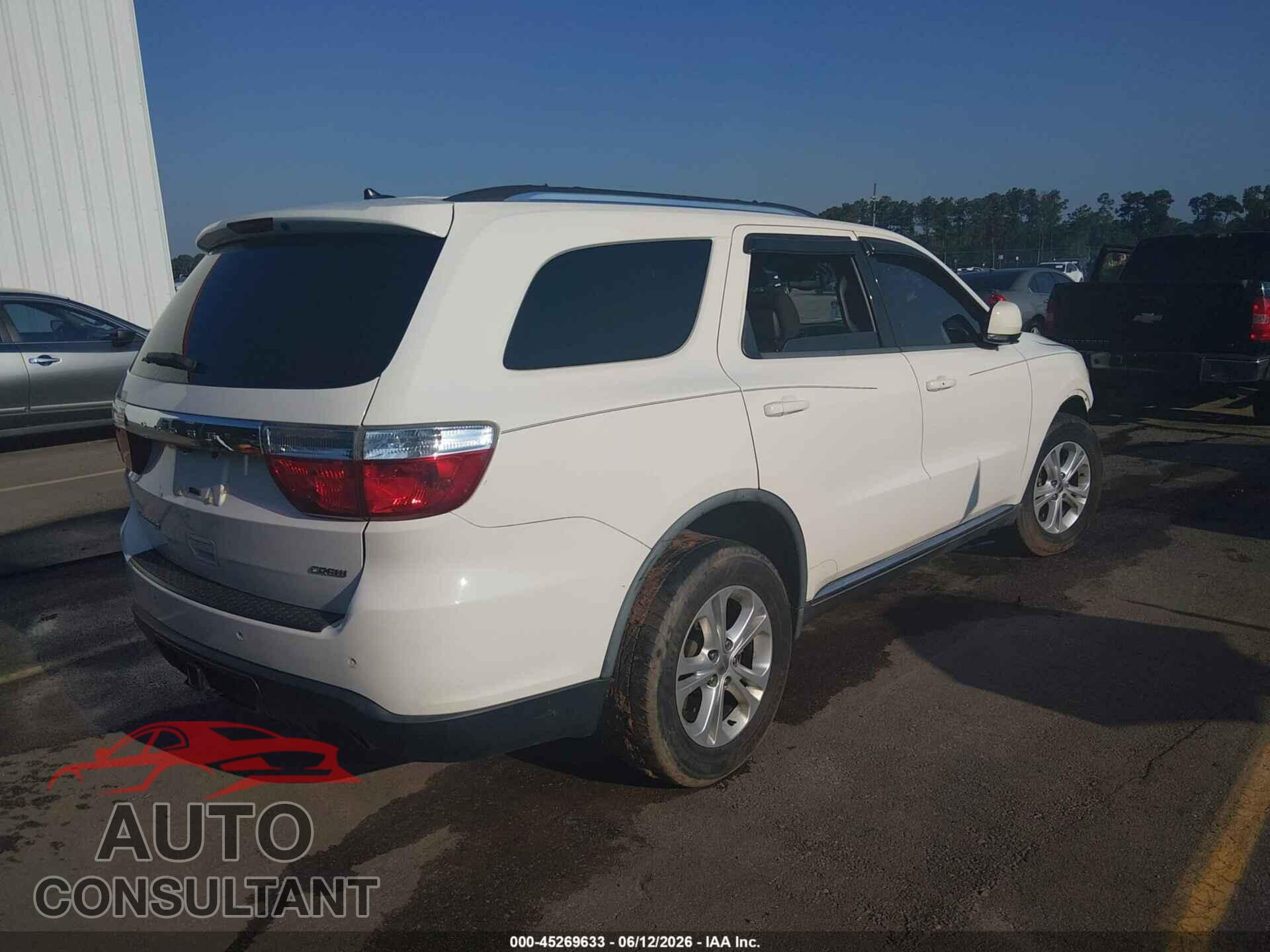 DODGE DURANGO 2012 - 1C4SDHDT1CC204888
