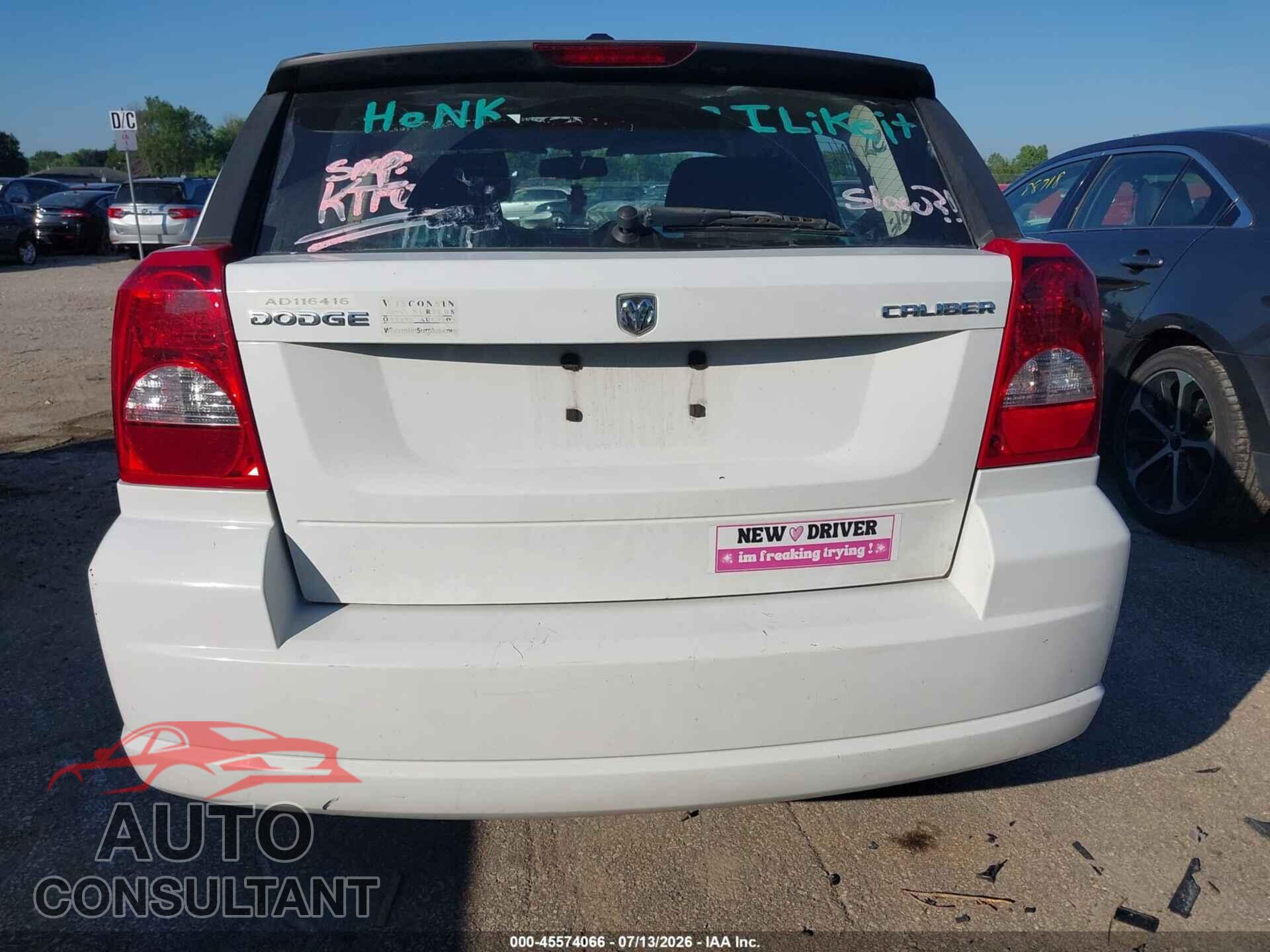 DODGE CALIBER 2011 - 1B3CB3HA6BD154098