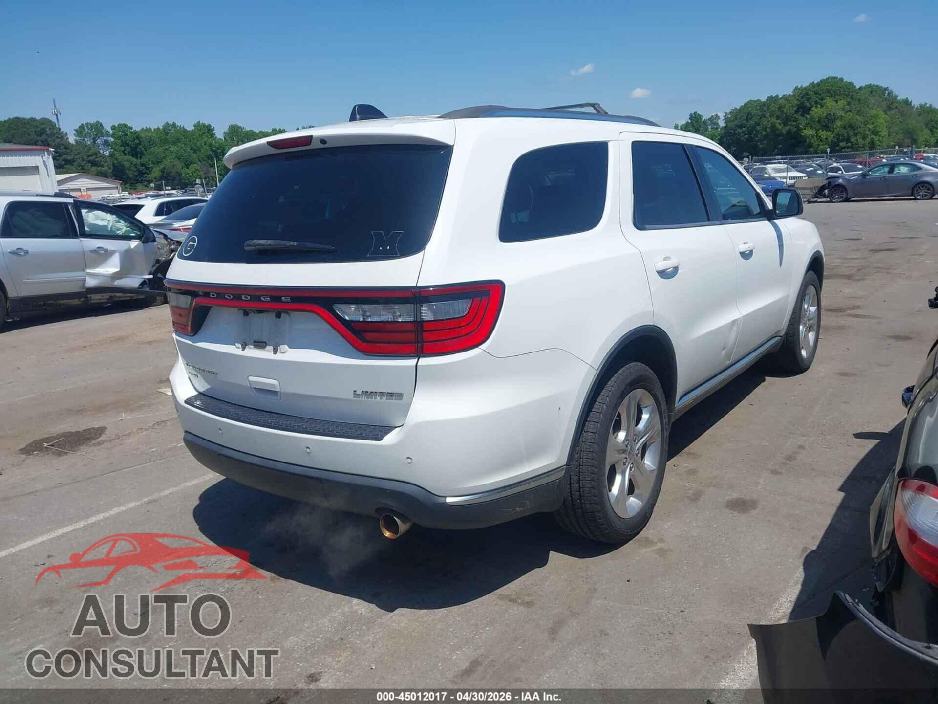 DODGE DURANGO 2015 - 1C4RDJDG4FC715668