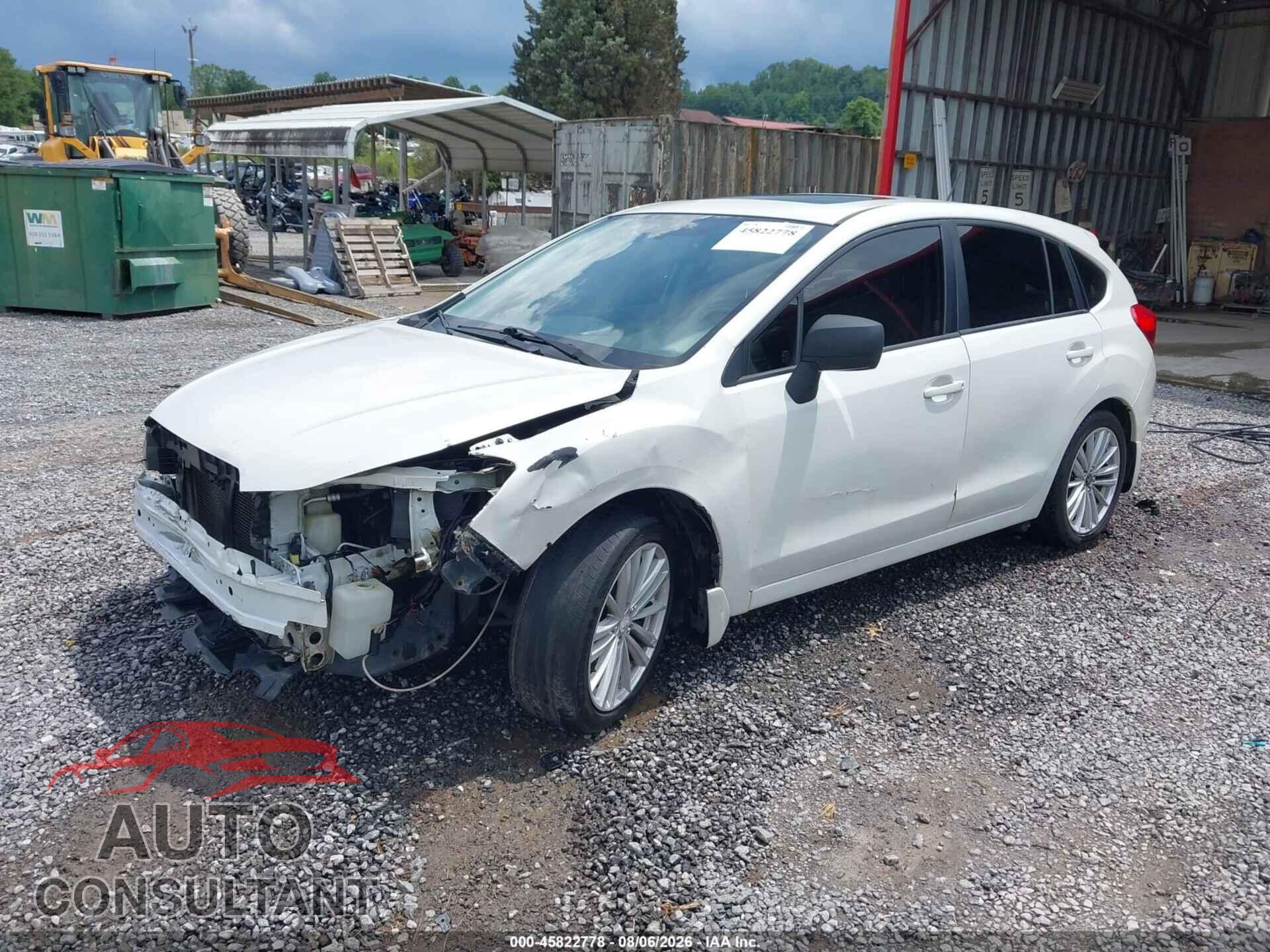 SUBARU IMPREZA 2012 - JF1GPAD6XCH208574