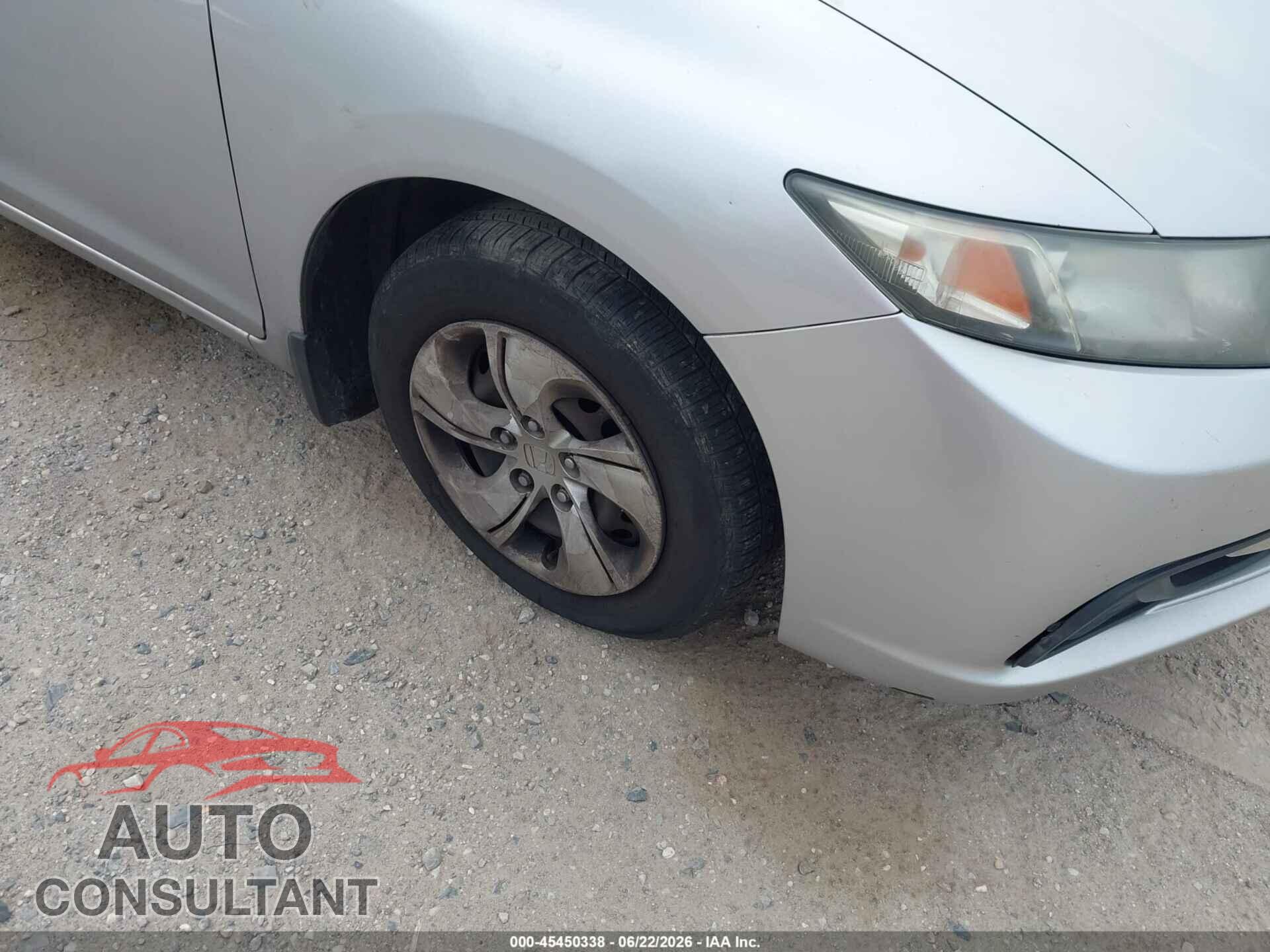 HONDA CIVIC 2014 - 19XFB2F58EE213960