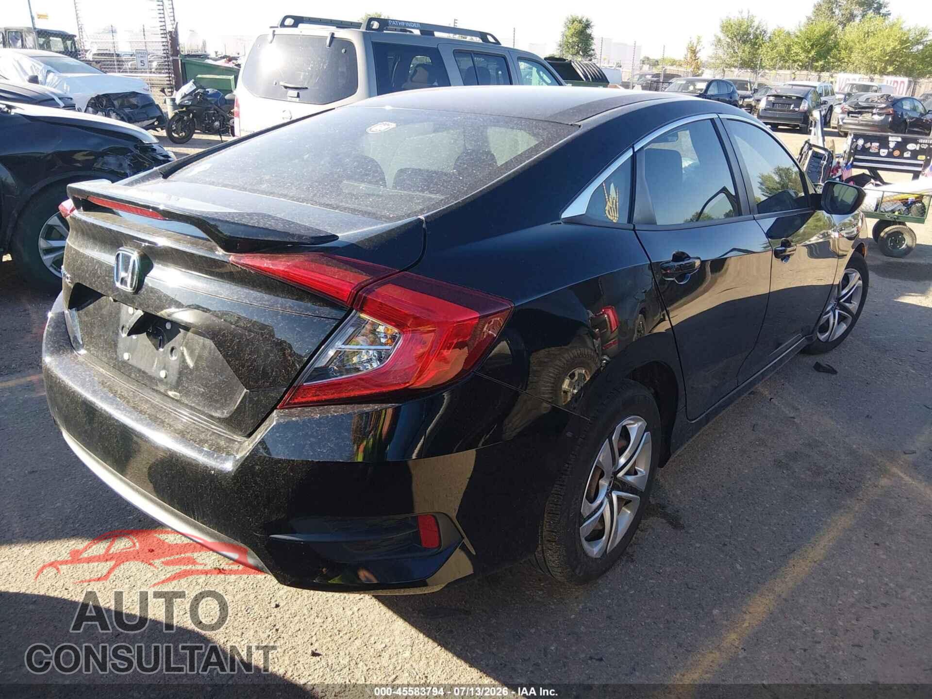 HONDA CIVIC 2017 - 19XFC2F54HE032694