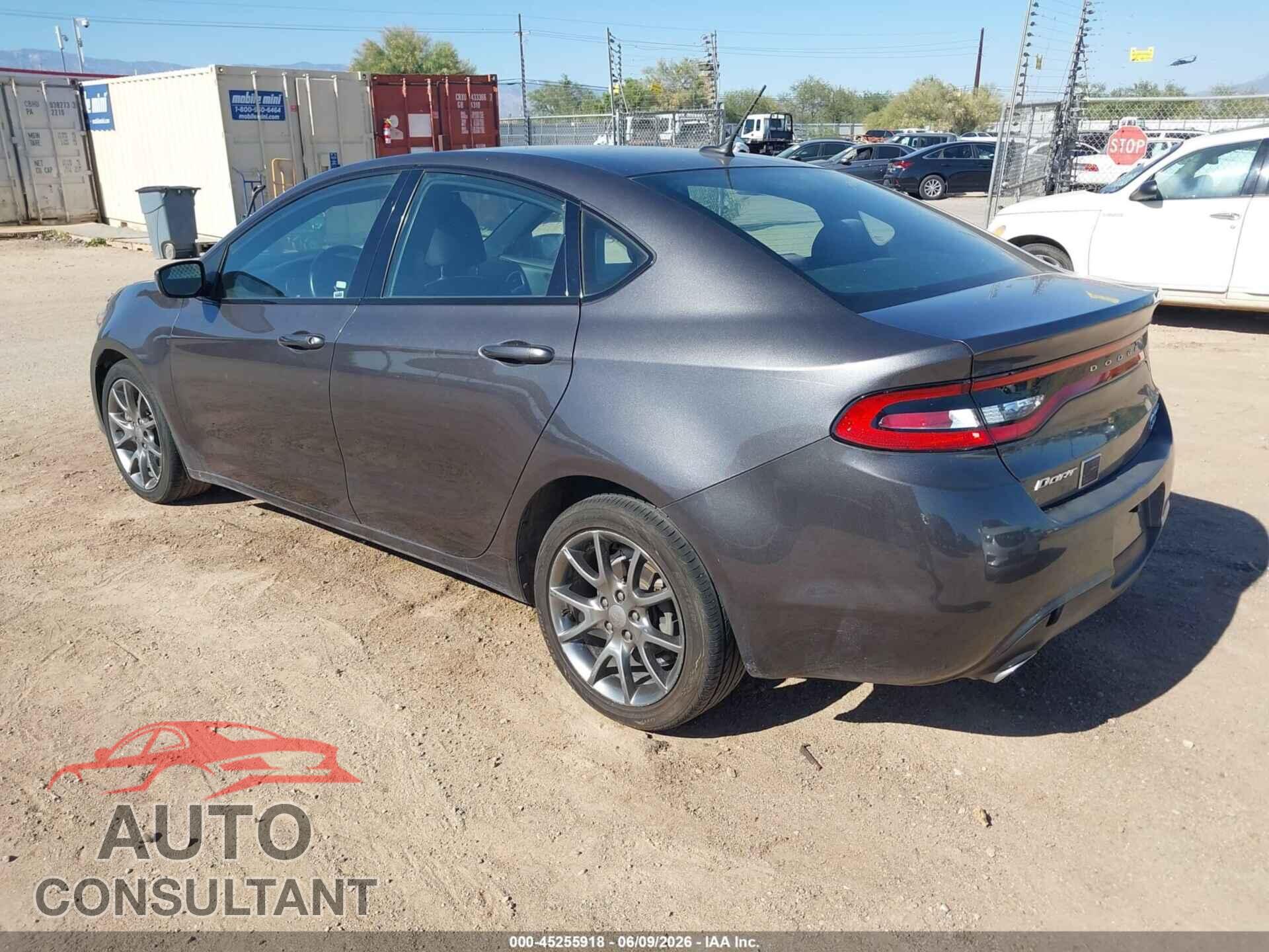 DODGE DART 2014 - 1C3CDFBB2ED901913