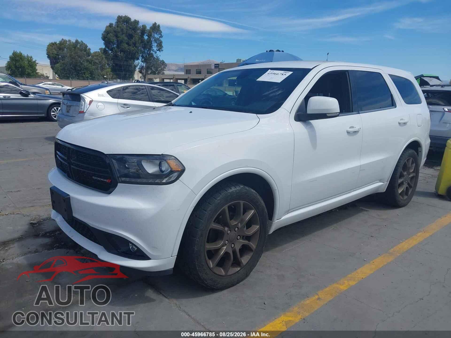 DODGE DURANGO 2017 - 1C4RDJDG9HC907543