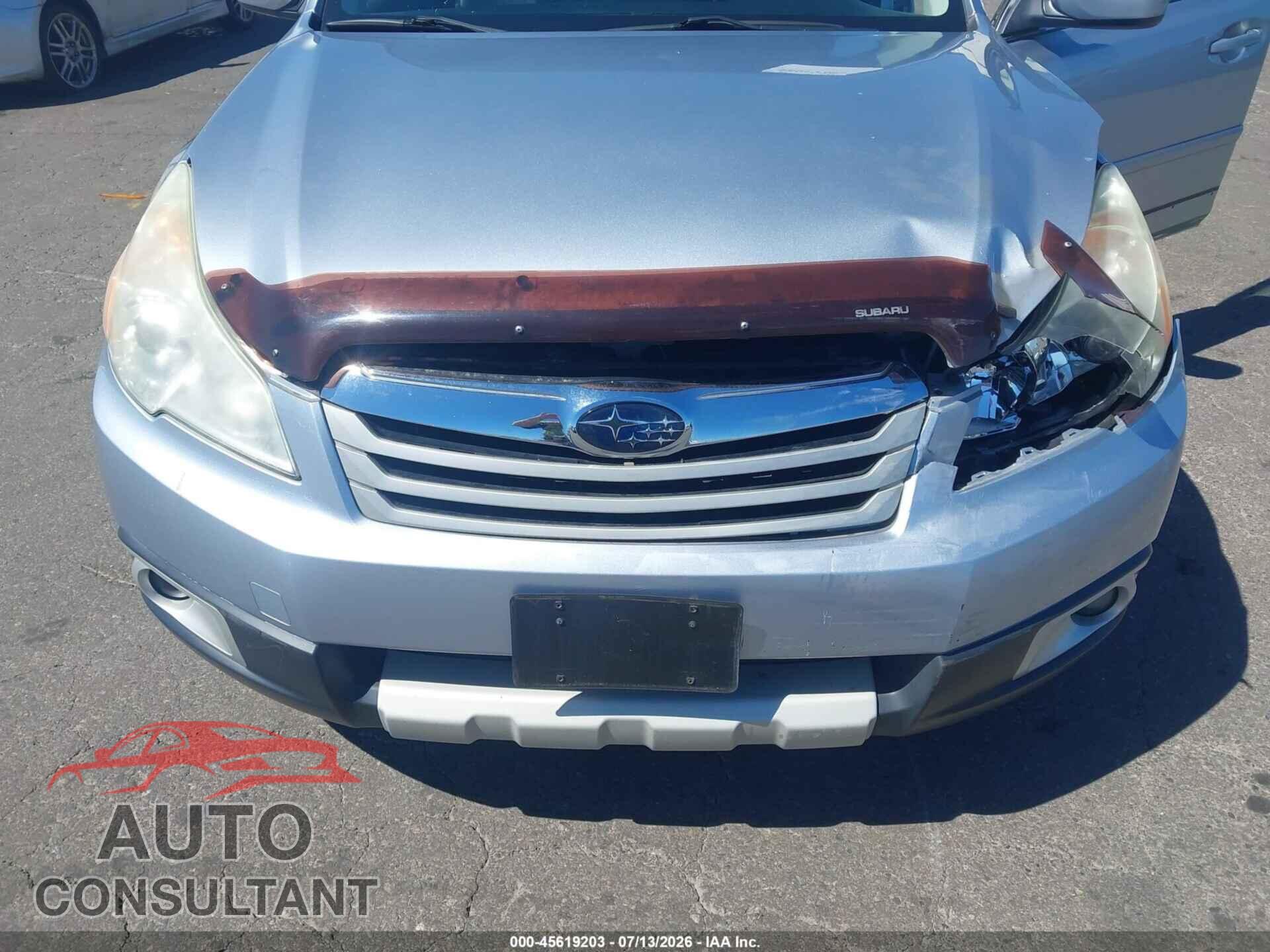 SUBARU OUTBACK 2012 - 4S4BRDKC3C2237745
