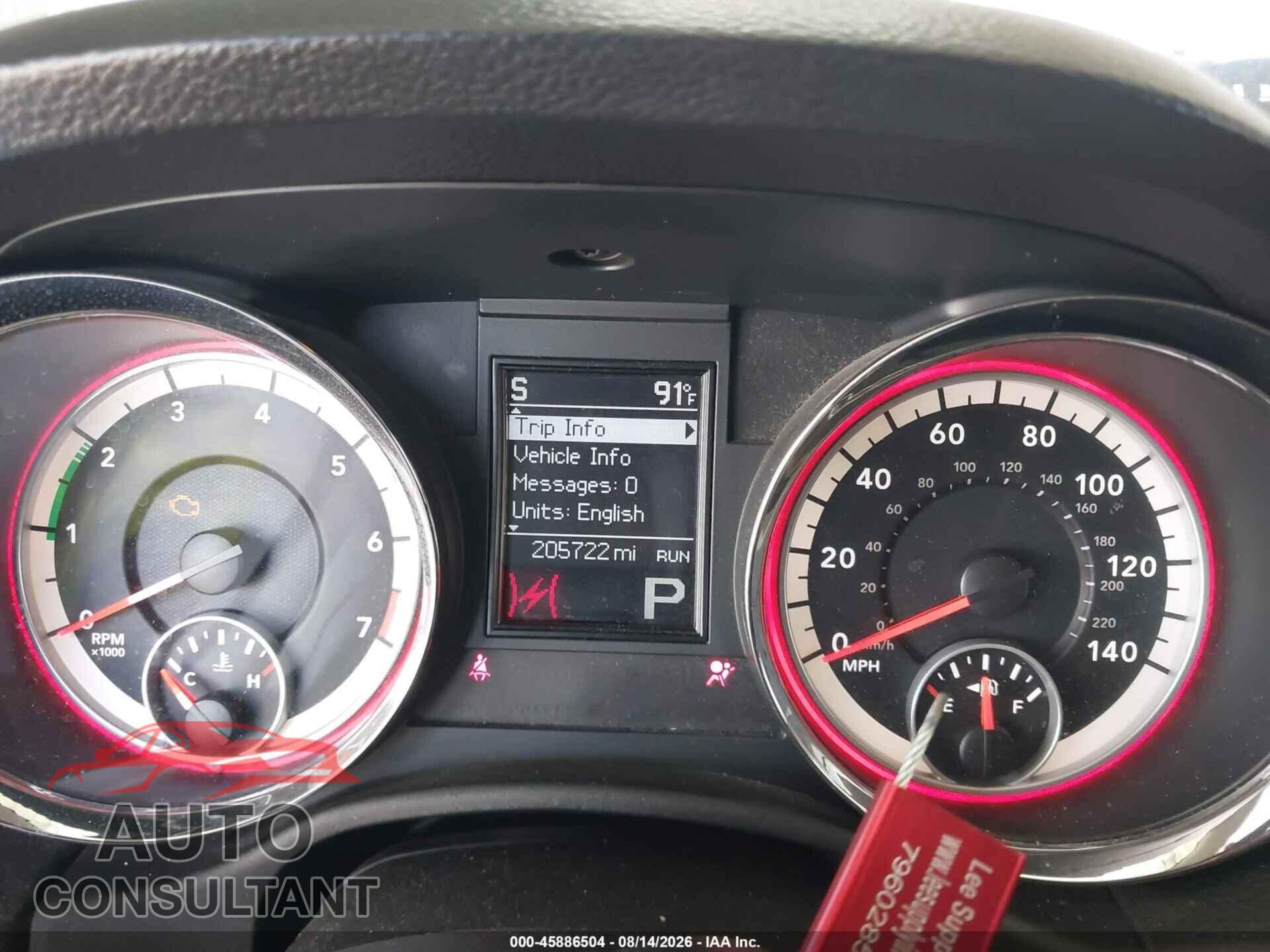 DODGE DURANGO 2013 - 1C4RDHAG6DC669657