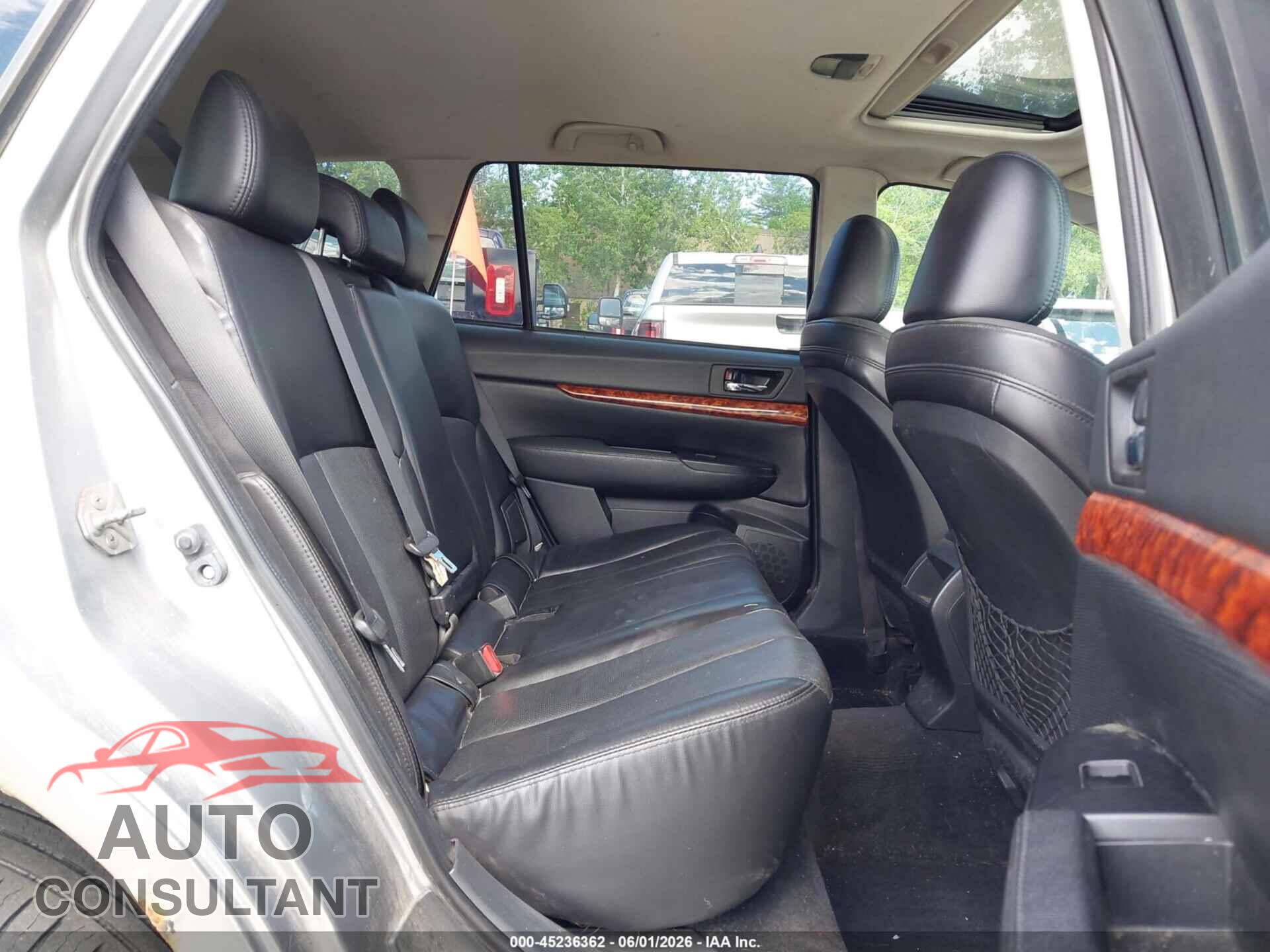 SUBARU OUTBACK 2011 - 4S4BRBLC9B3366326