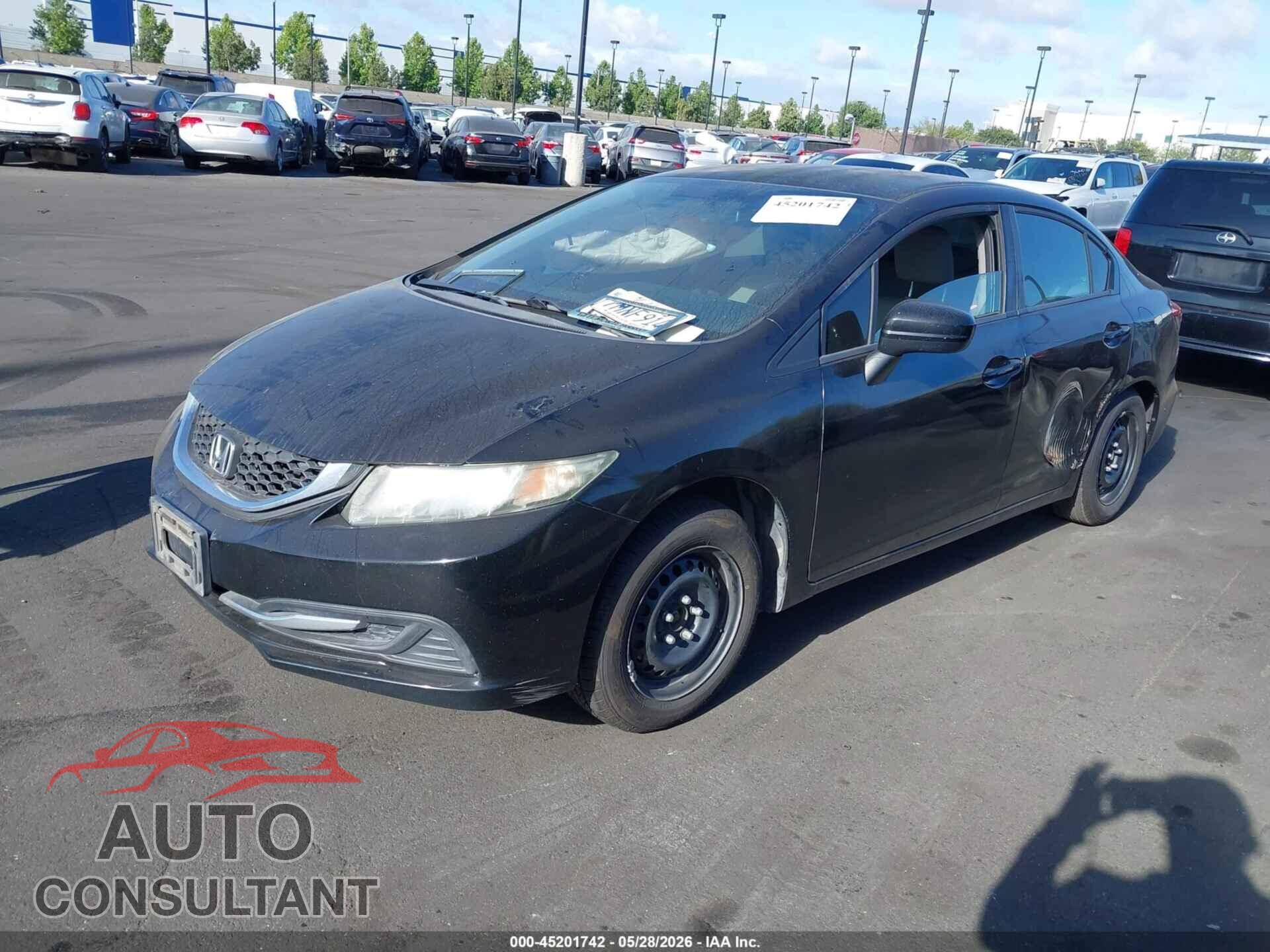HONDA CIVIC 2015 - 2HGFB2F59FH547356