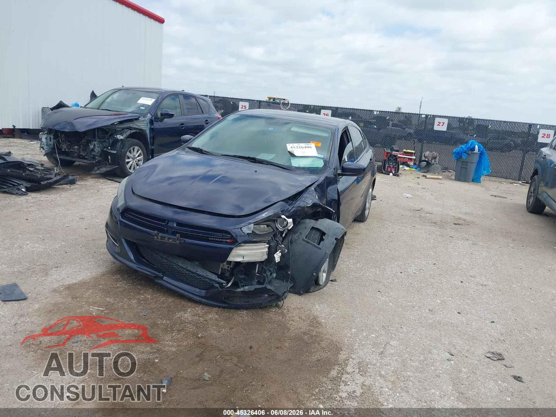DODGE DART 2013 - 1C3CDFAA8DD198406
