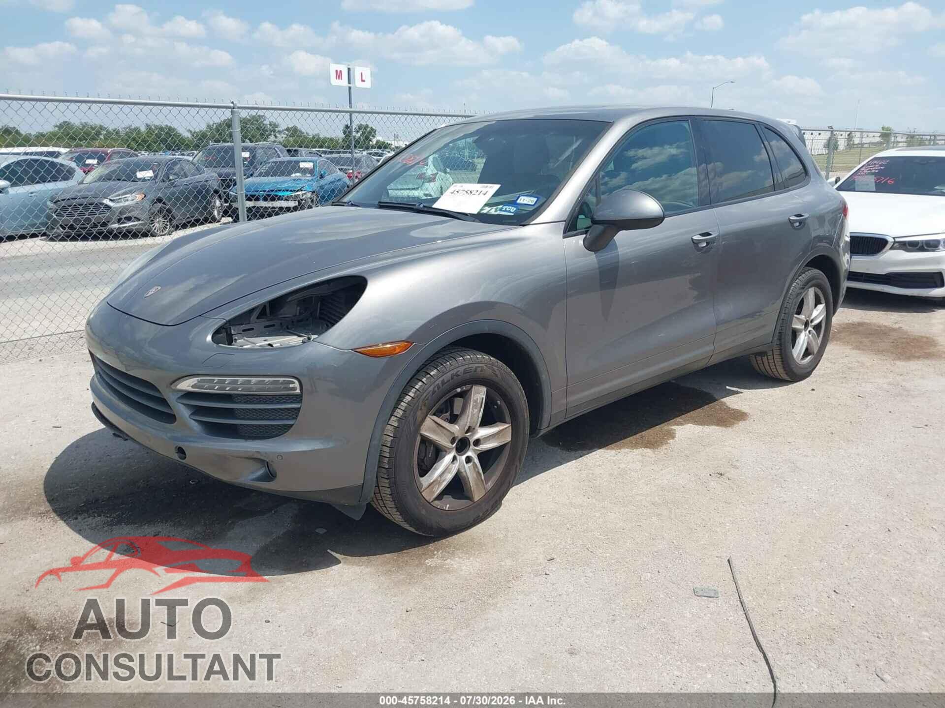 PORSCHE CAYENNE 2012 - WP1AA2A22CLA02301