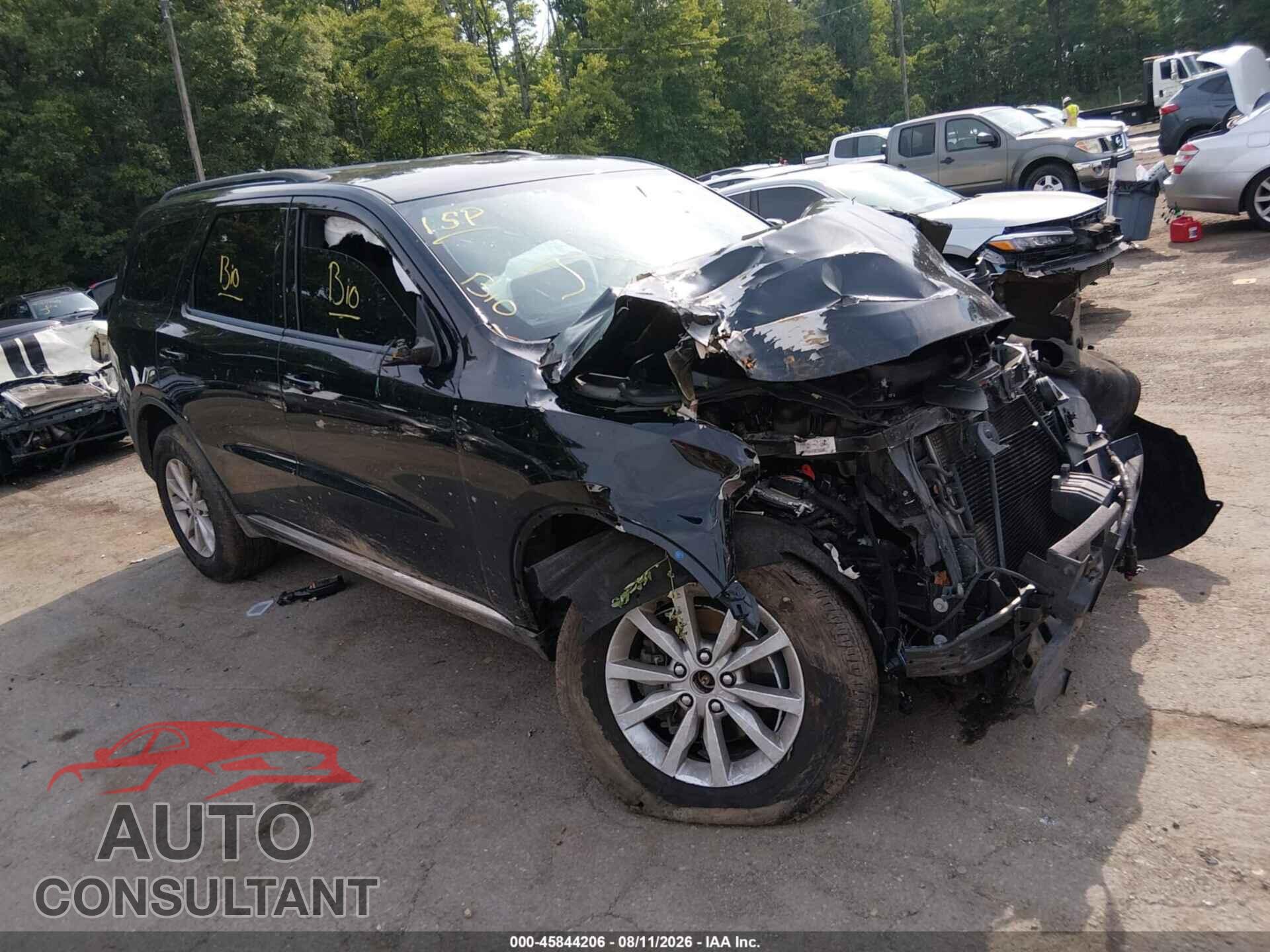 DODGE DURANGO 2019 - 1C4RDJAG9KC744498