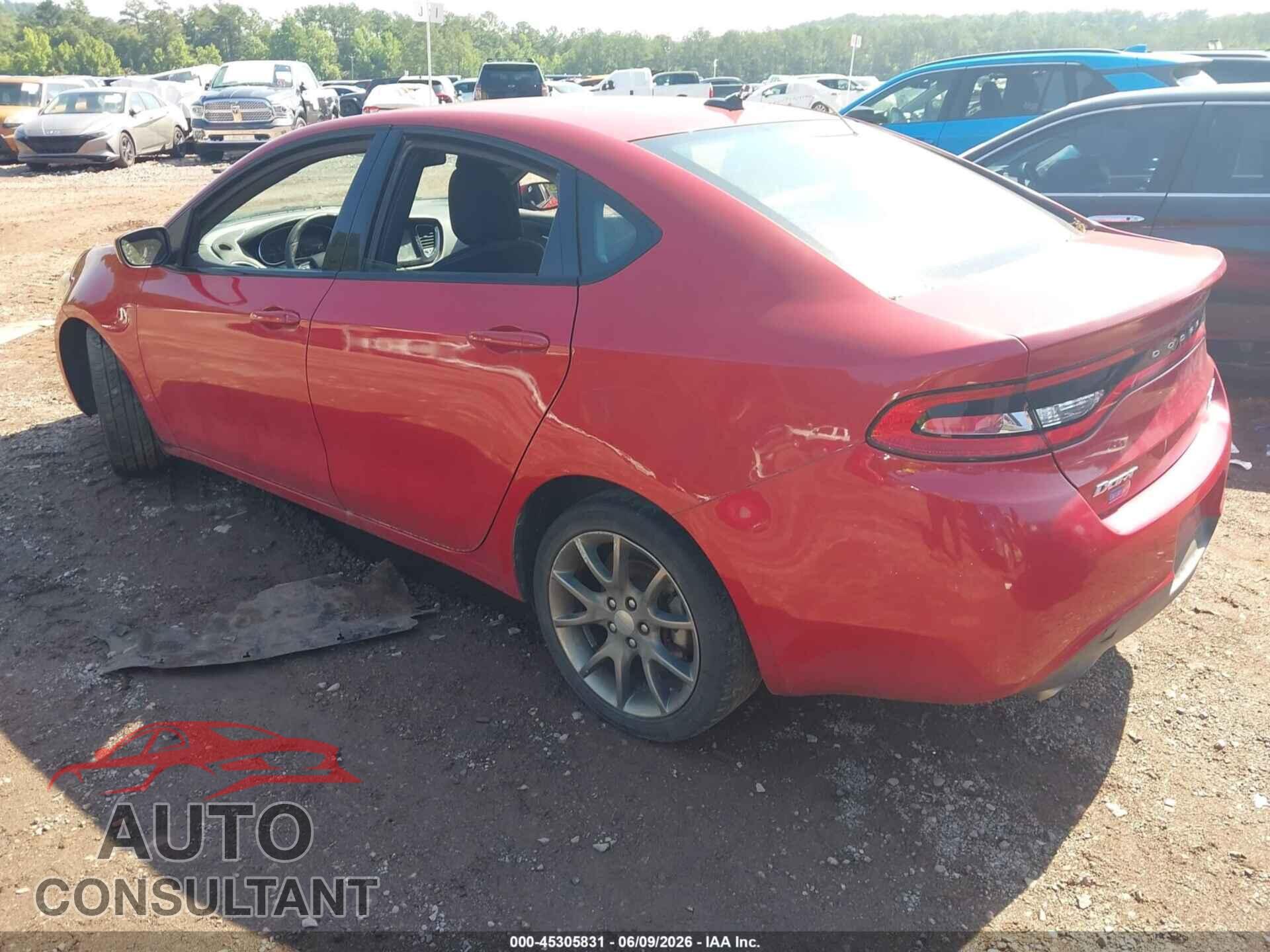 DODGE DART 2014 - 1C3CDFBB6ED927558