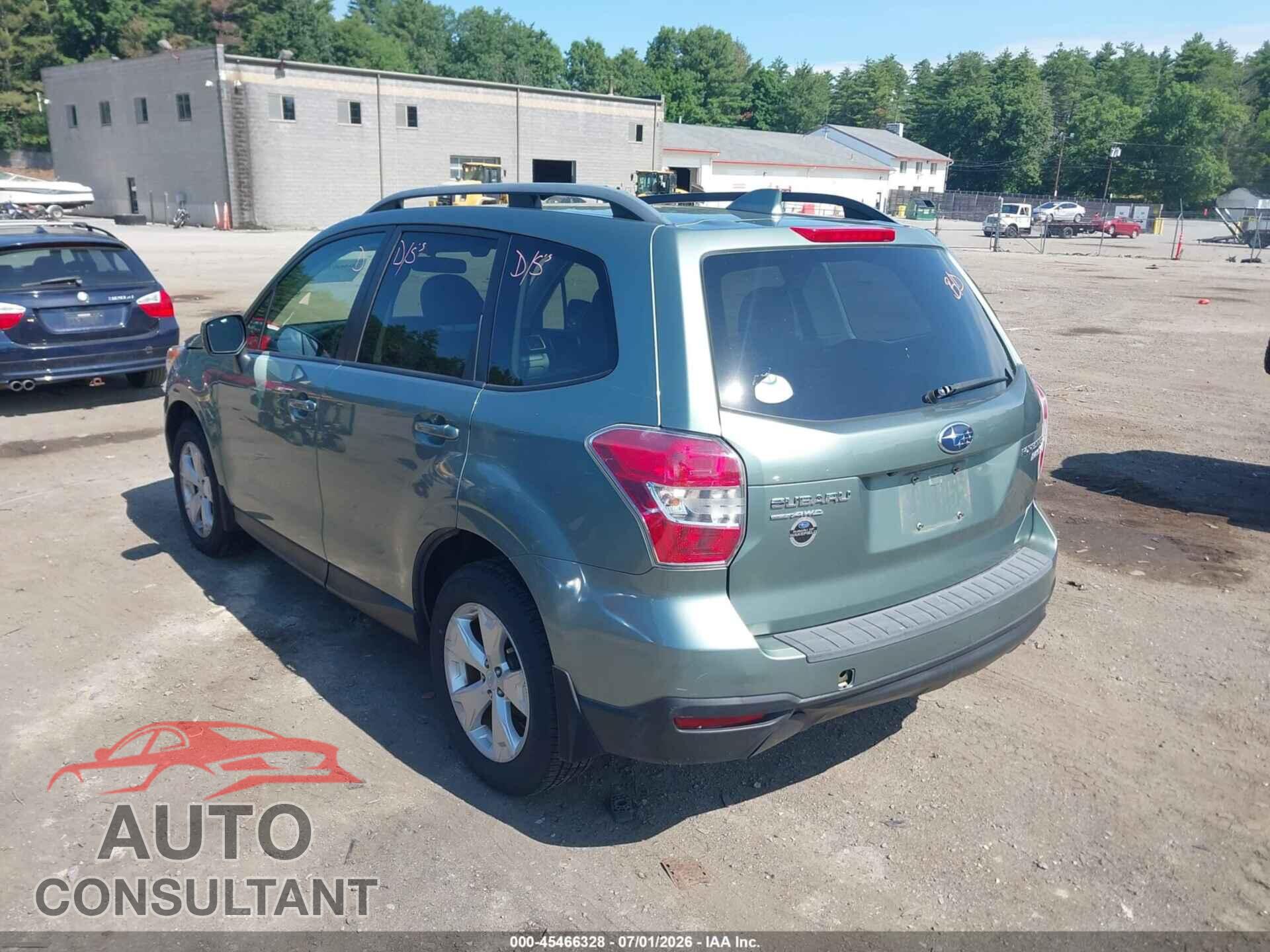 SUBARU FORESTER 2016 - JF2SJAFC9GH568936
