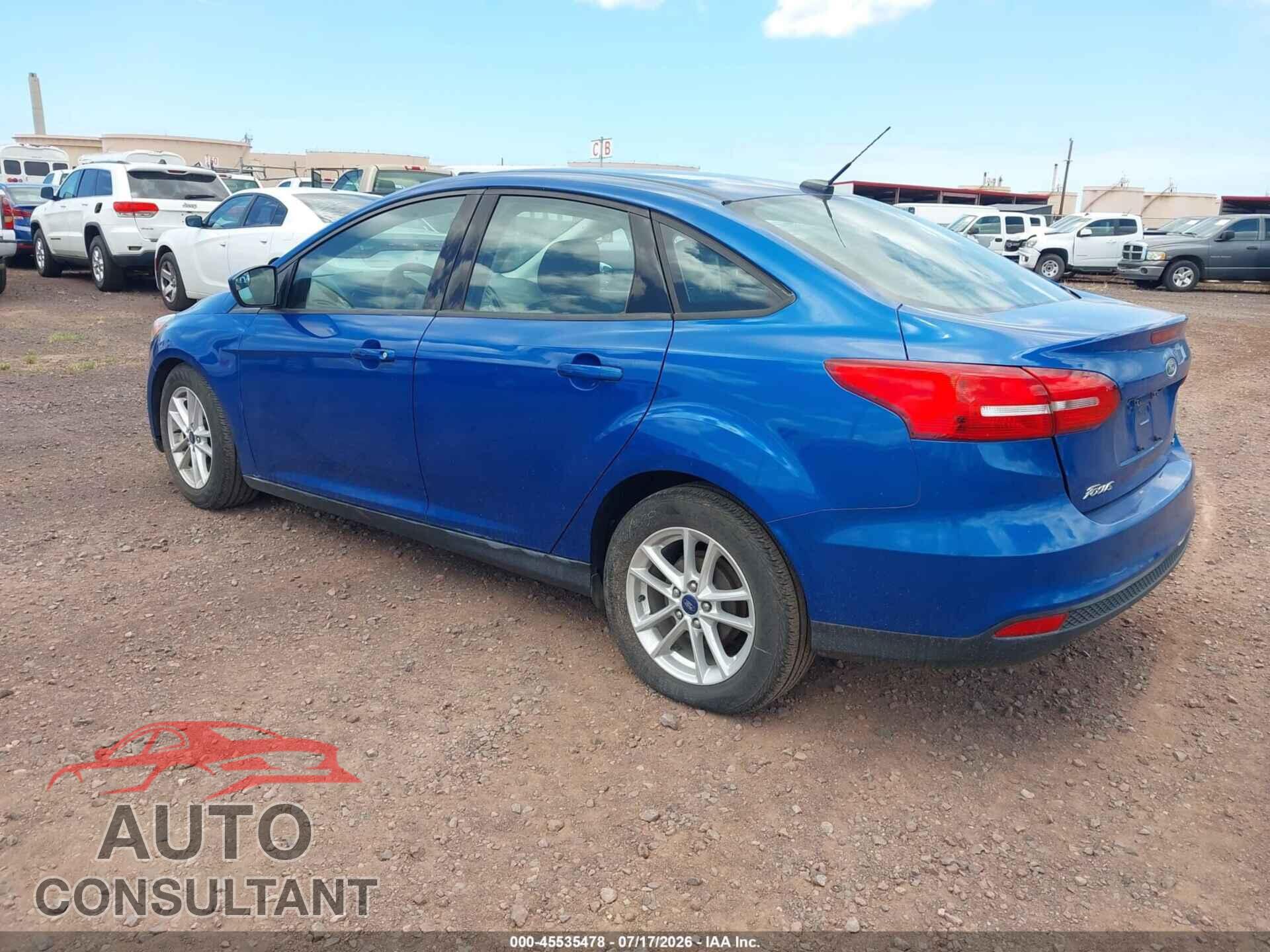 FORD FOCUS 2018 - 1FADP3F24JL329085