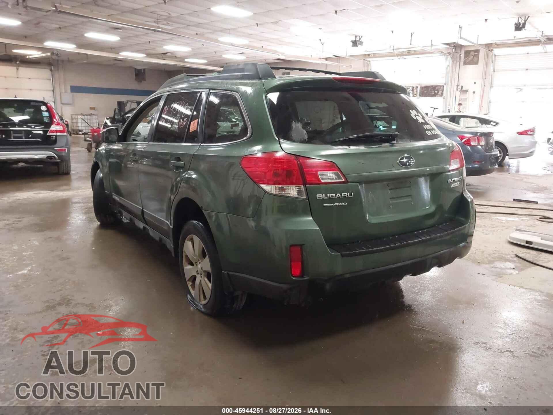 SUBARU OUTBACK 2010 - 4S4BRBCC9A3352635