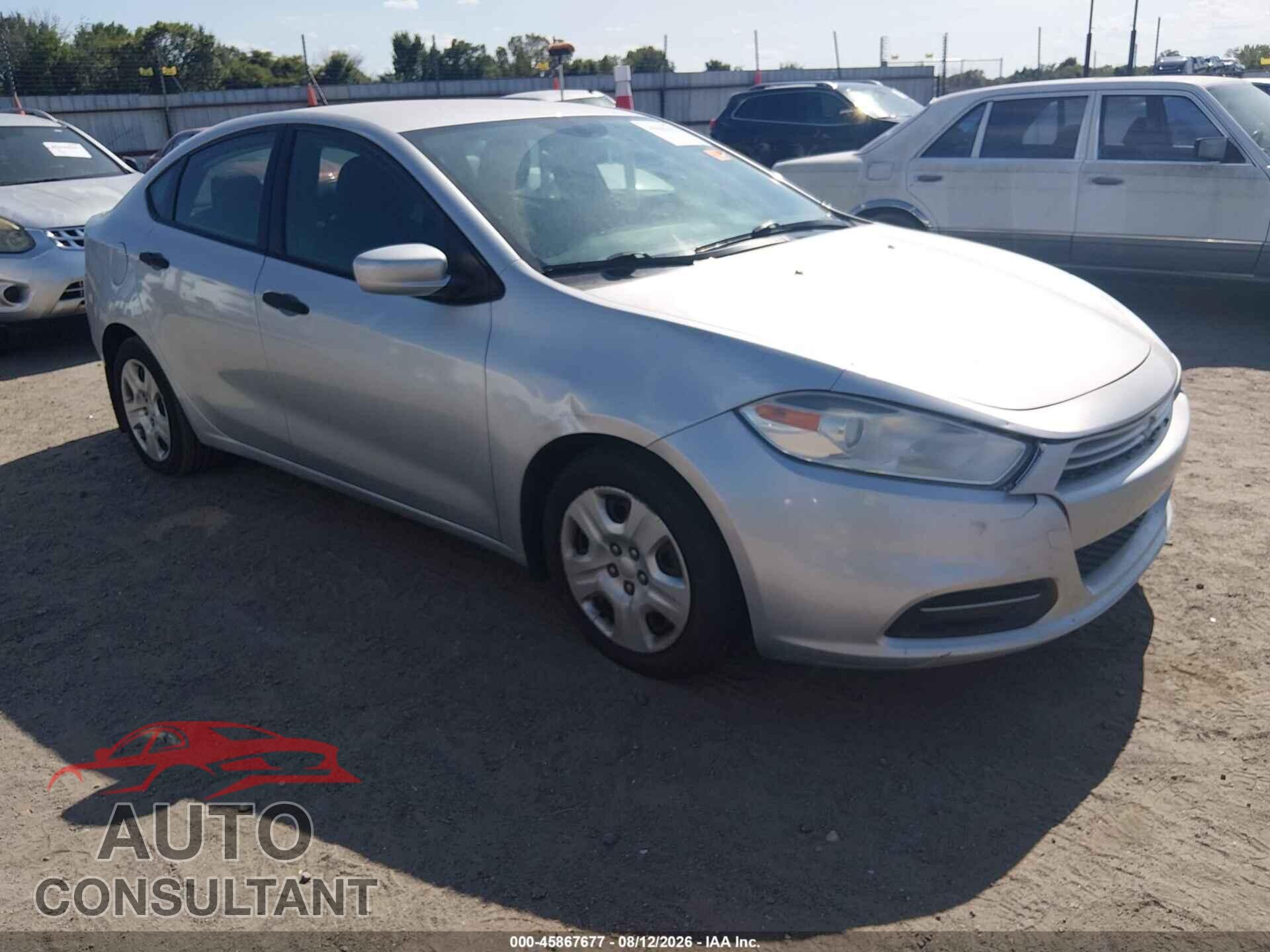 DODGE DART 2013 - 1C3CDFAA1DD334374
