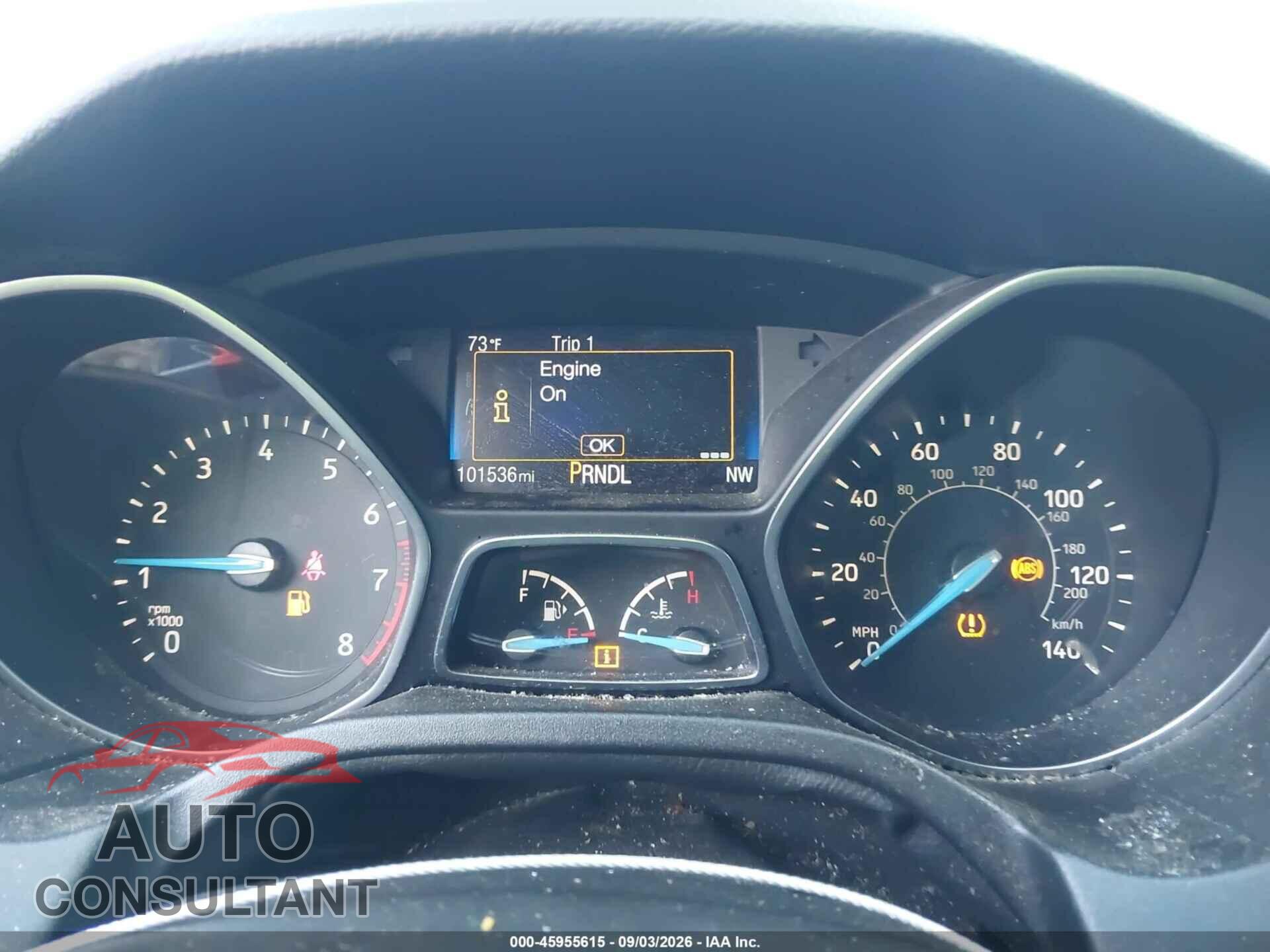 FORD FOCUS 2017 - 1FADP3F25HL300057