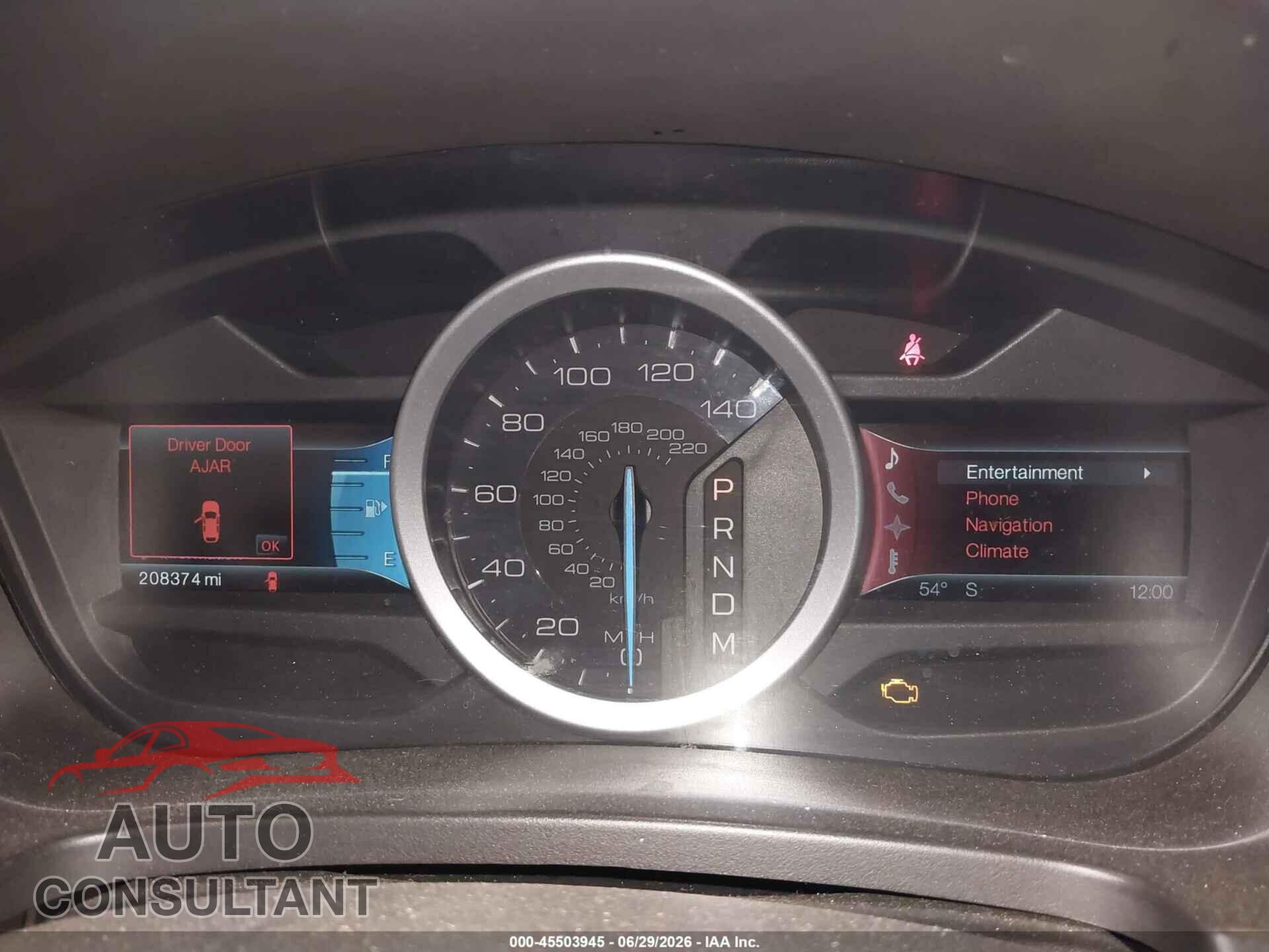 FORD EXPLORER 2011 - 1FMHK7D89BGA52075