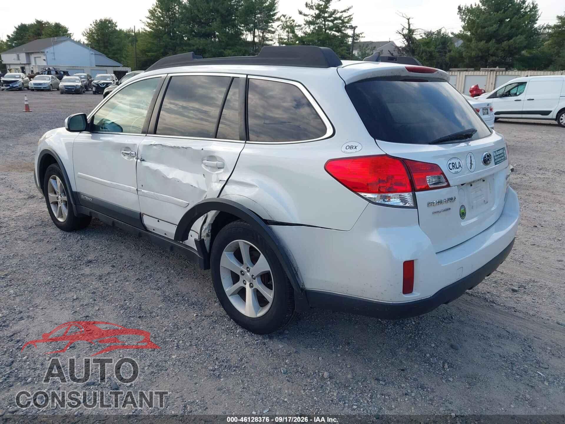 SUBARU OUTBACK 2014 - 4S4BRBLC4E3328121