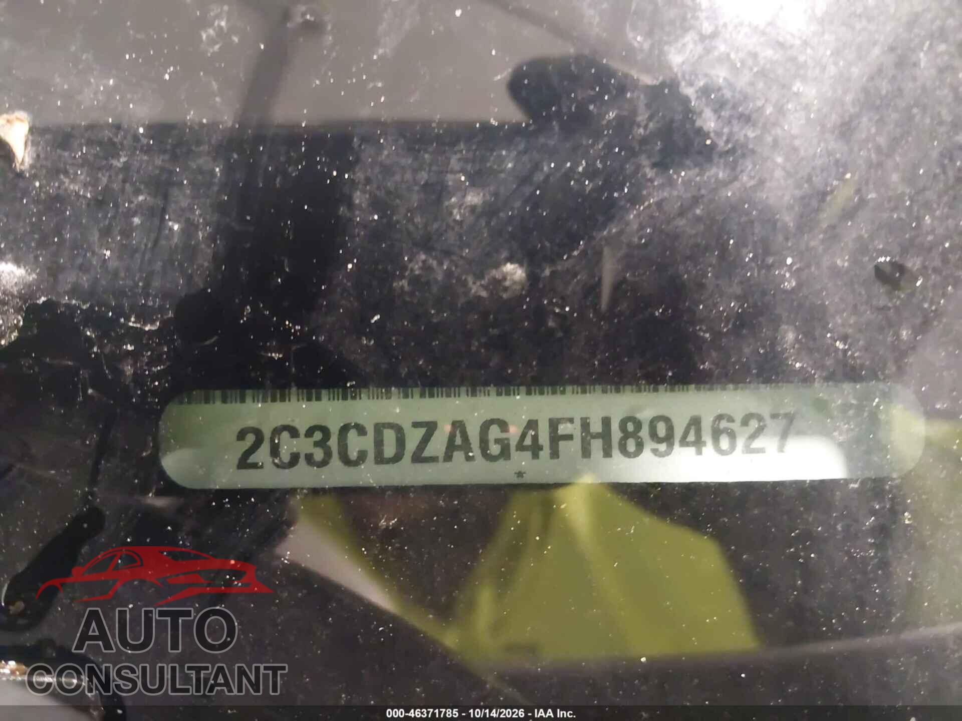 DODGE CHALLENGER 2015 - 2C3CDZAG4FH894627