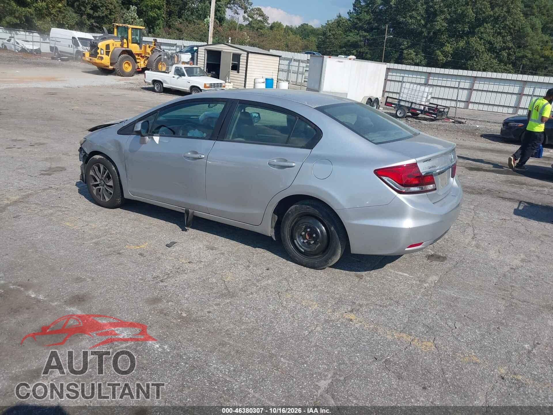 HONDA CIVIC 2013 - 19XFB2F85DE286096