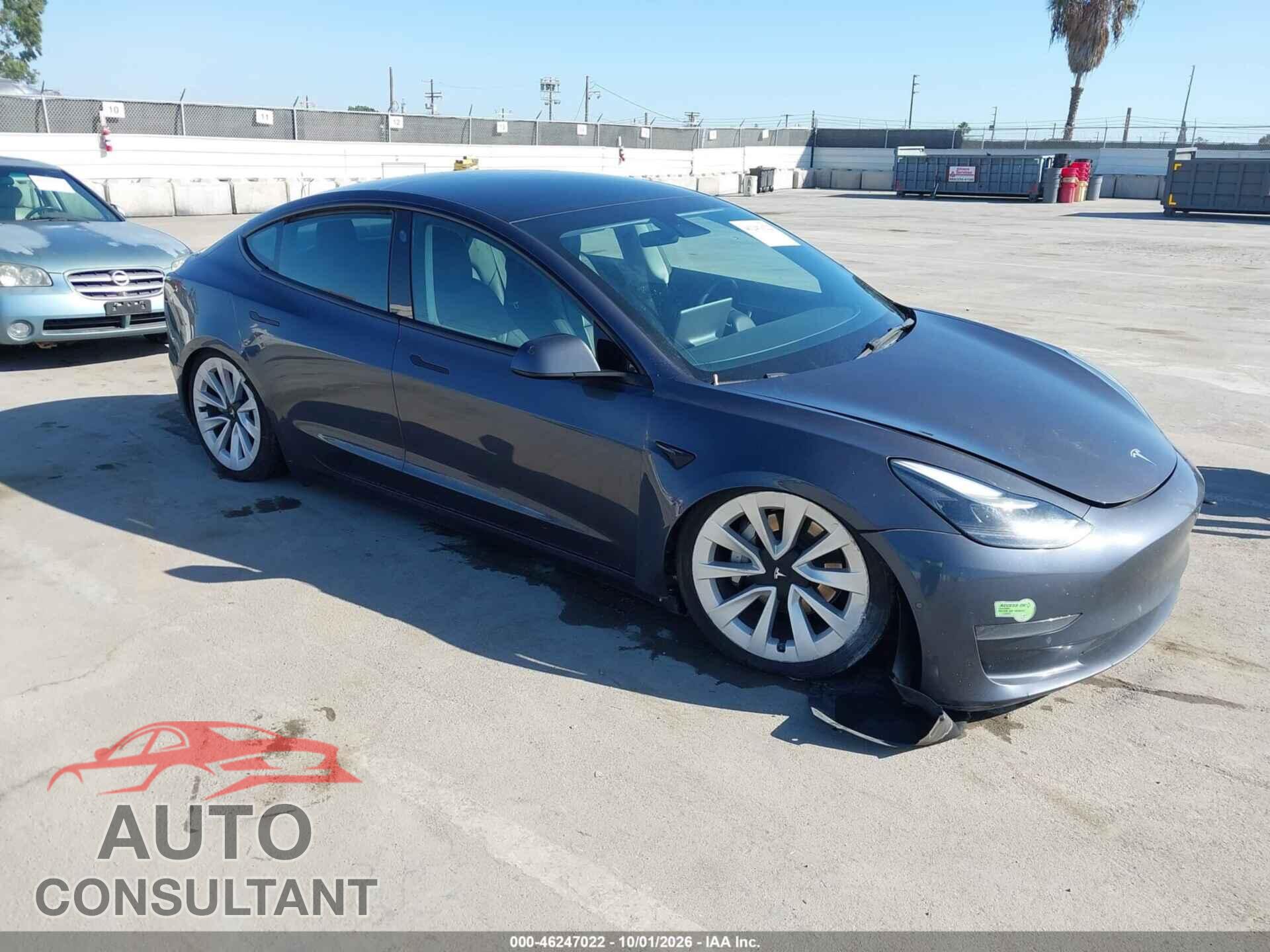 TESLA MODEL 3 2022 - 5YJ3E1EA3NF373841