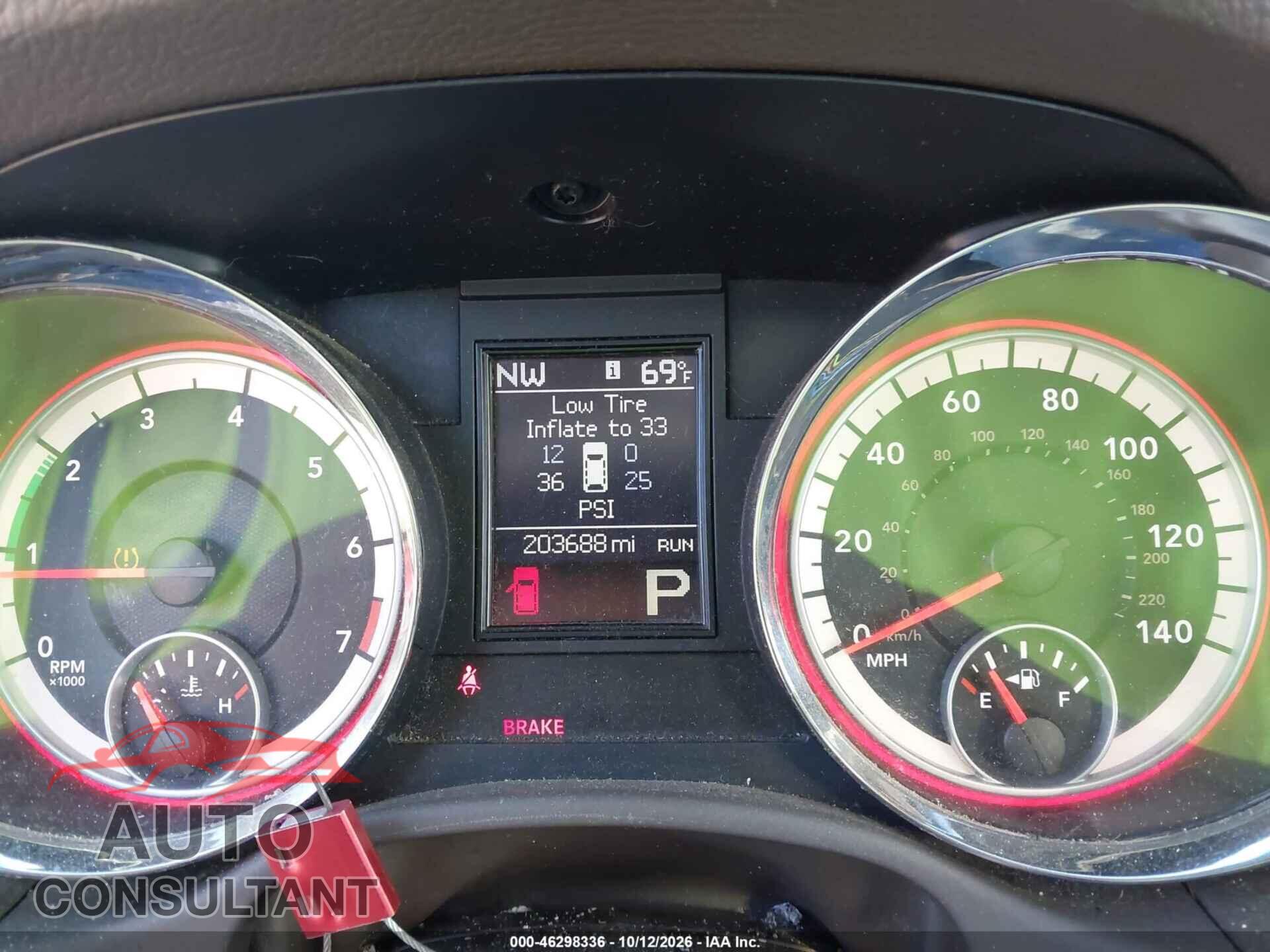 DODGE DURANGO 2013 - 1C4RDJDG4DC693460