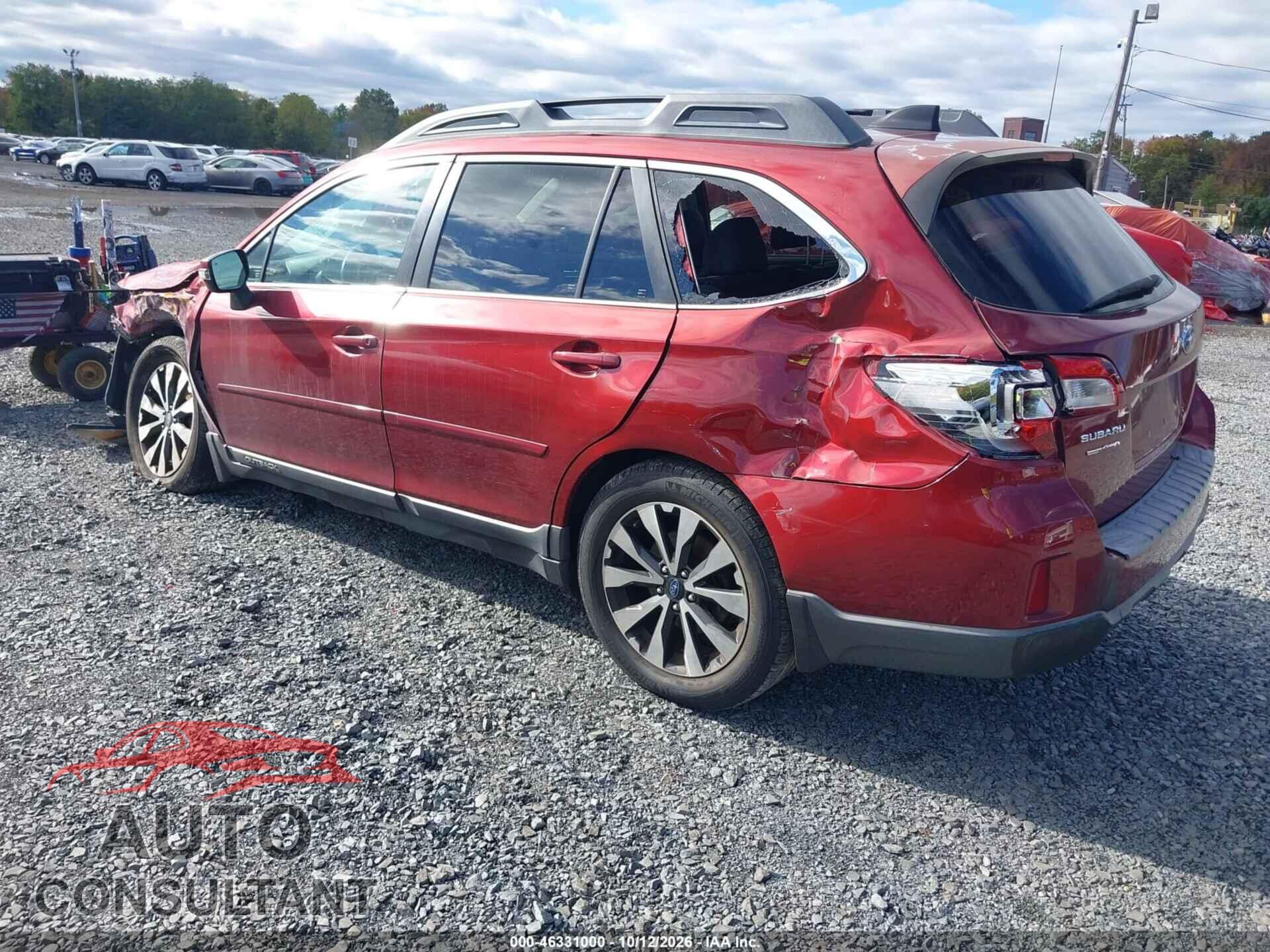SUBARU OUTBACK 2016 - 4S4BSANC0G3246871