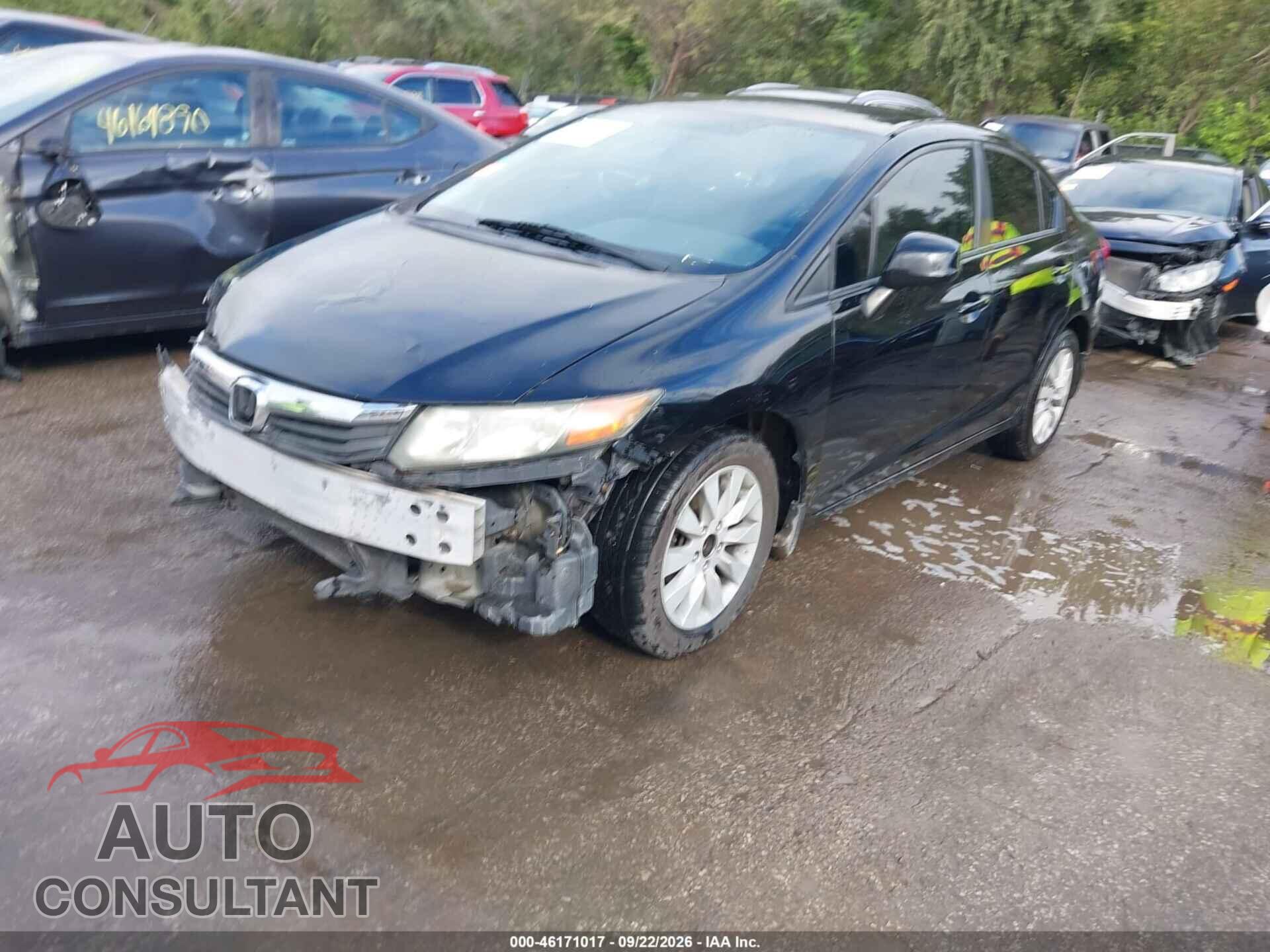 HONDA CIVIC 2012 - 19XFB2F51CE047150