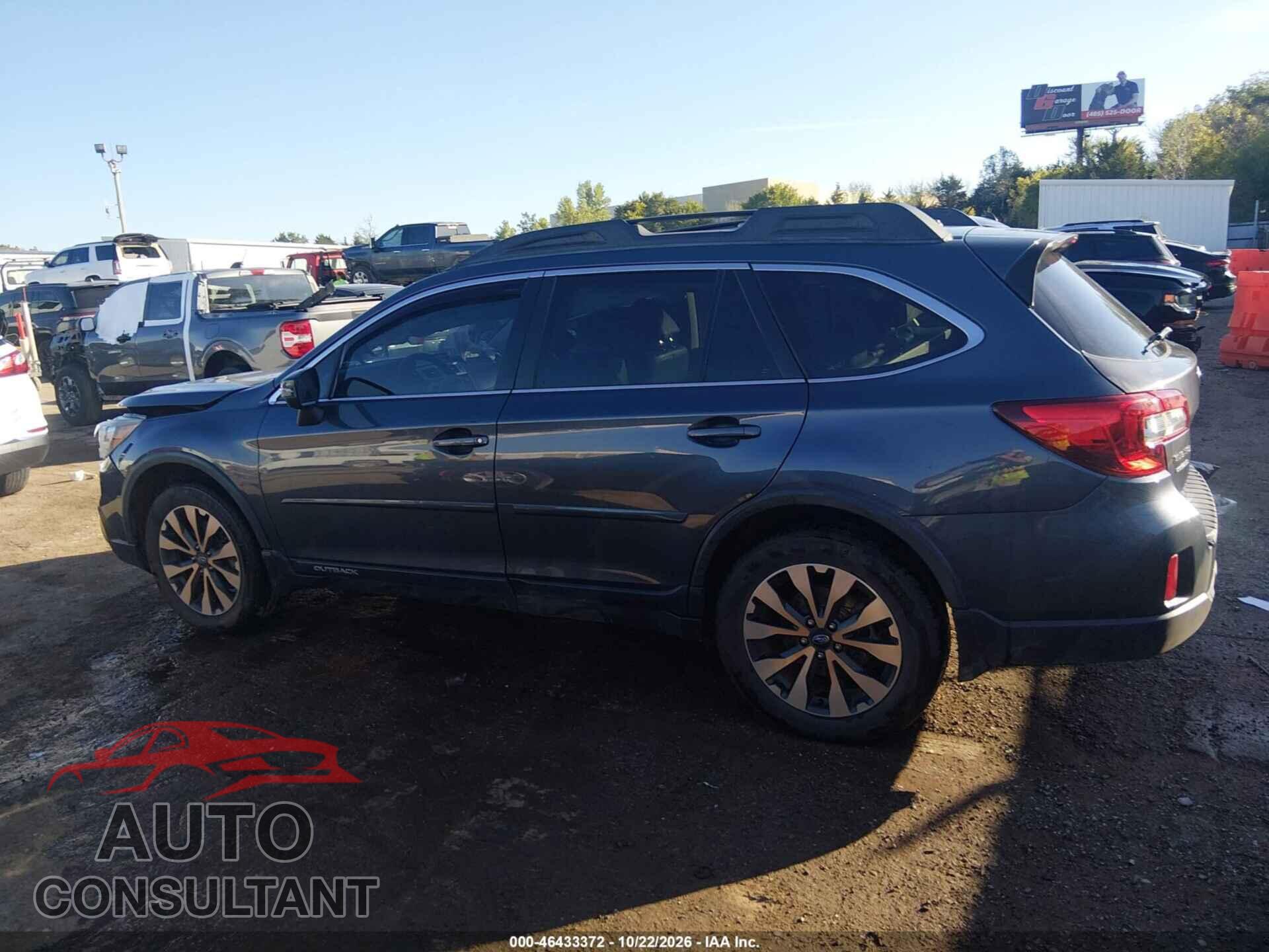 SUBARU OUTBACK 2015 - 4S4BSBNC0F3224082