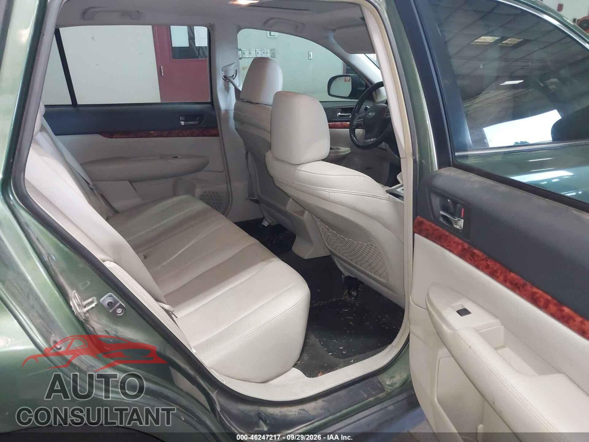SUBARU OUTBACK 2012 - 4S4BRBKC4C3287679