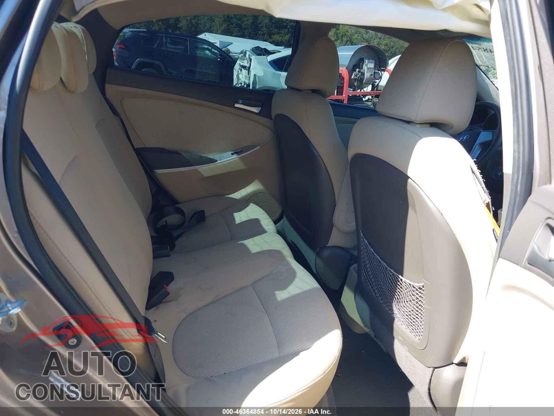 HYUNDAI ACCENT 2012 - KMHCT4AE8CU042611