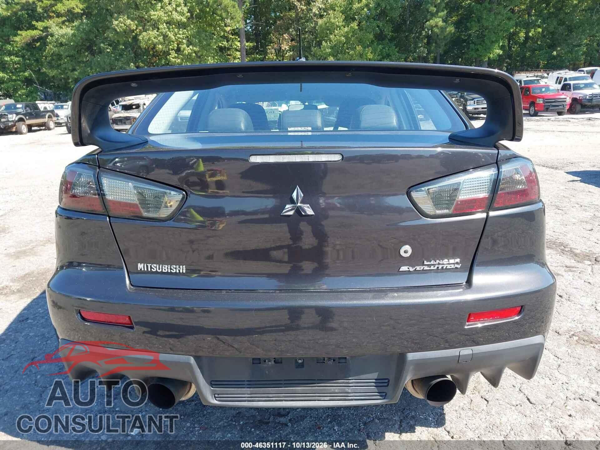 MITSUBISHI LANCER EVOLUTION 2011 - JA32W8FV8BU038451