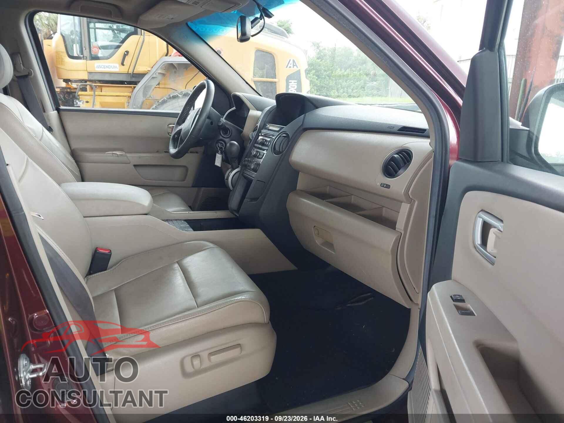 HONDA PILOT 2012 - 5FNYF3H58CB015841