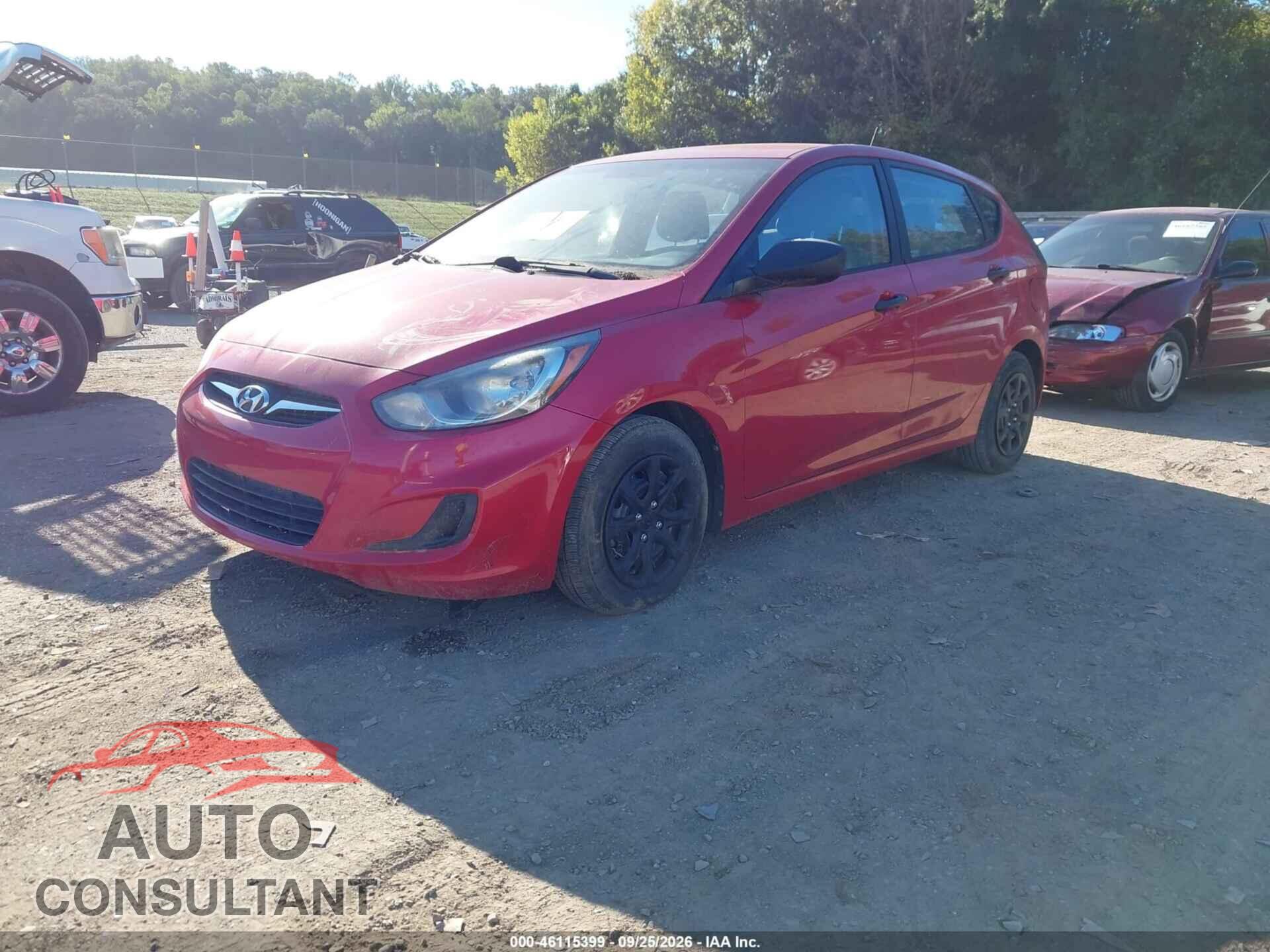 HYUNDAI ACCENT 2013 - KMHCT5AE4DU068744