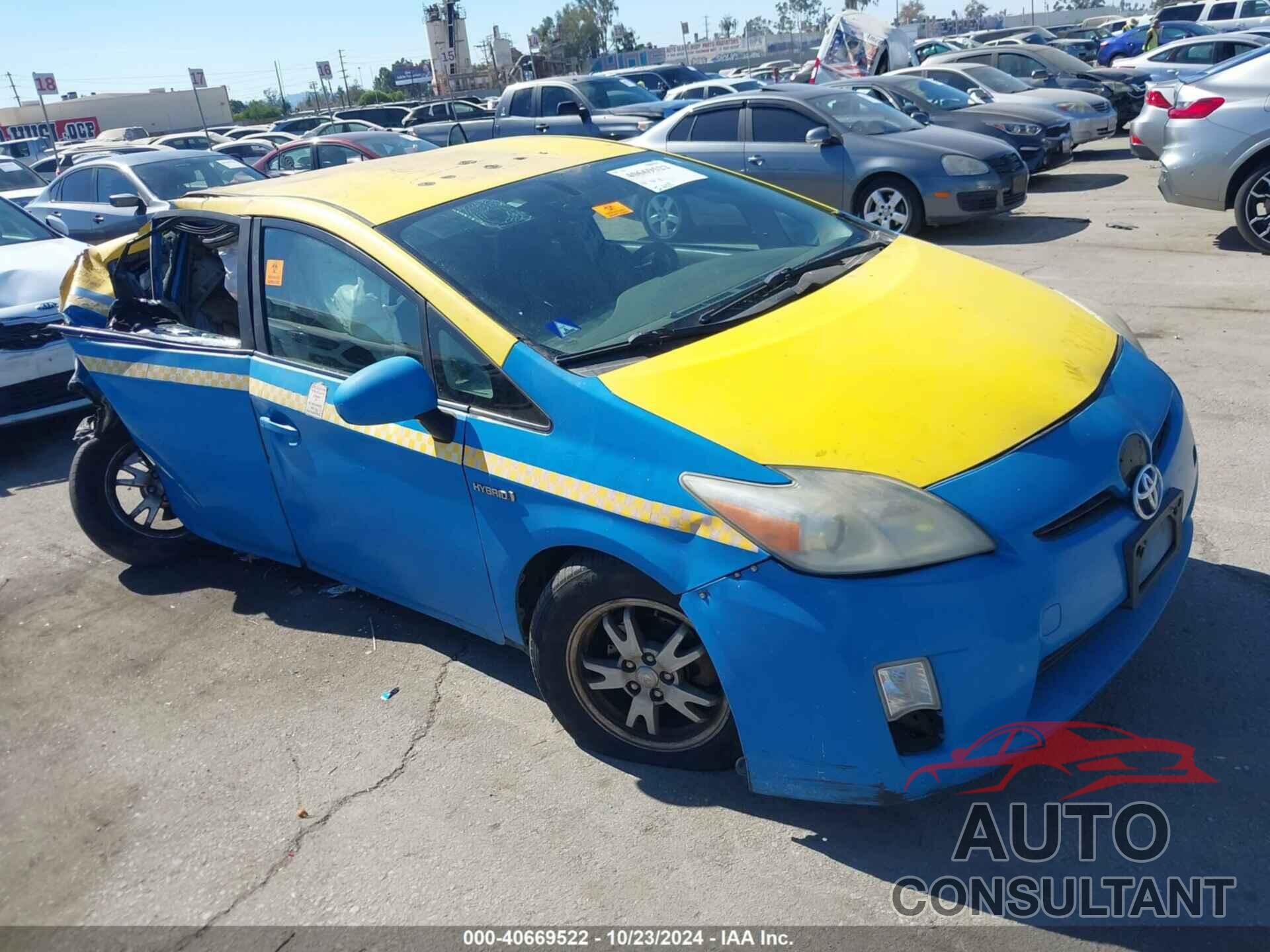 TOYOTA PRIUS 2011 - JTDKN3DU3B0273672