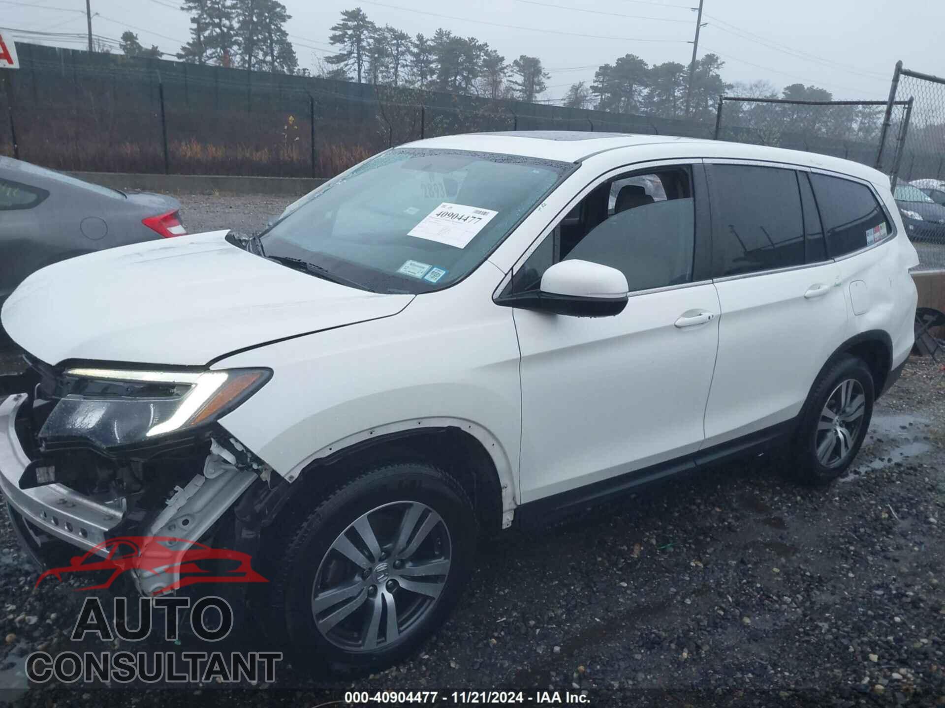 HONDA PILOT 2017 - 5FNYF6H52HB087420