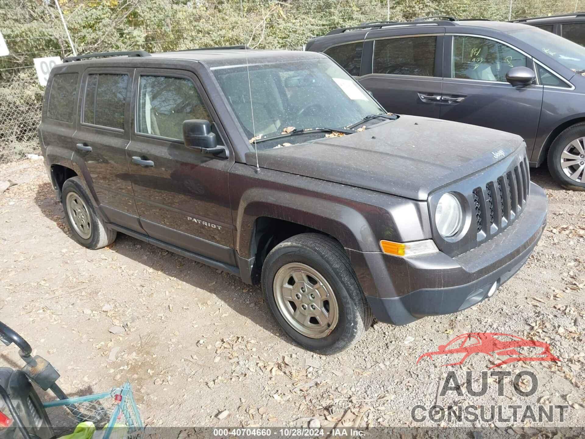 JEEP PATRIOT 2016 - 1C4NJPBA0GD656364