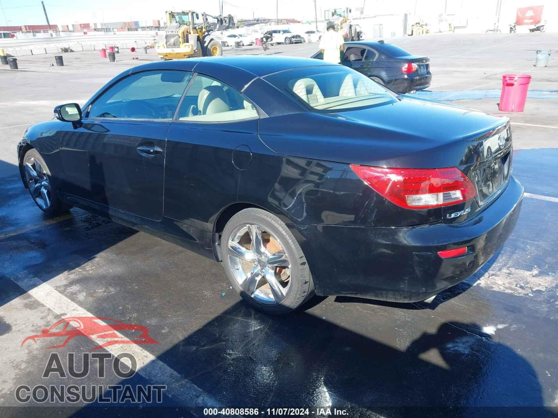 LEXUS IS 250C 2010 - JTHFF2C24A2507313