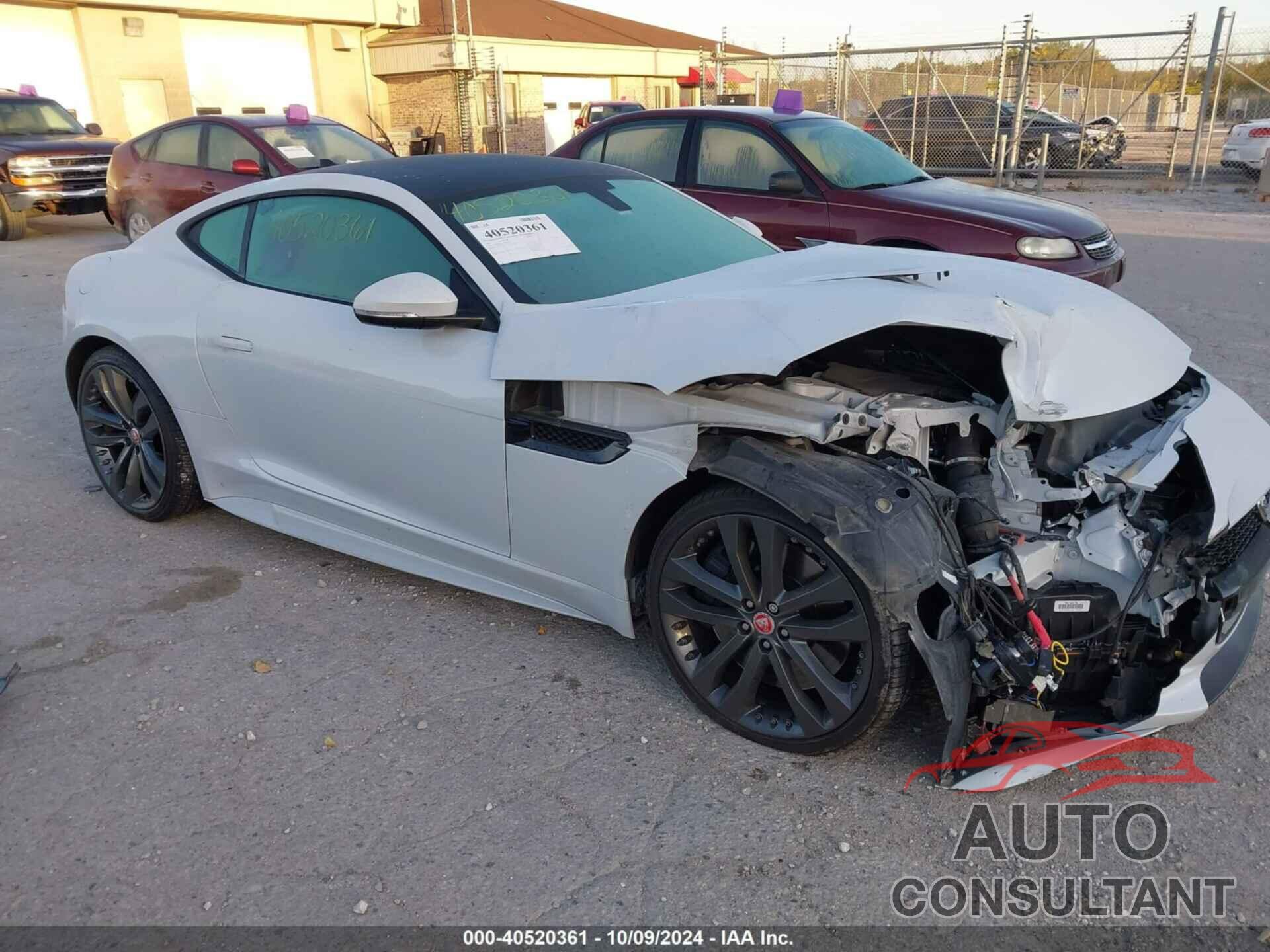 JAGUAR F-TYPE 2016 - SAJWJ6BV9G8K33097