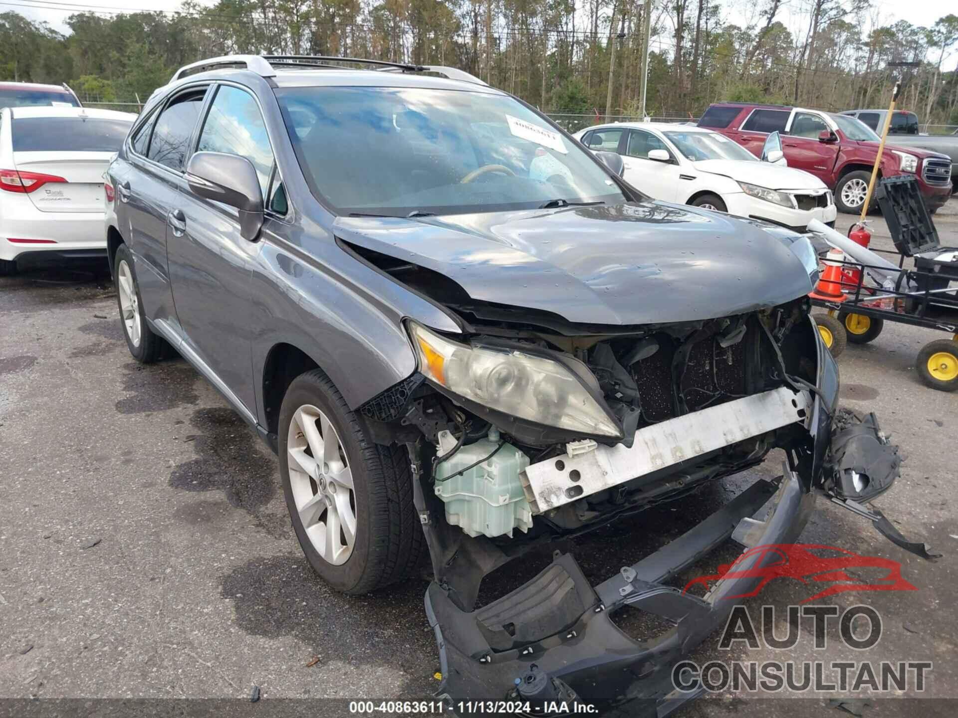 LEXUS RX 350 2012 - 2T2BK1BA8CC140768