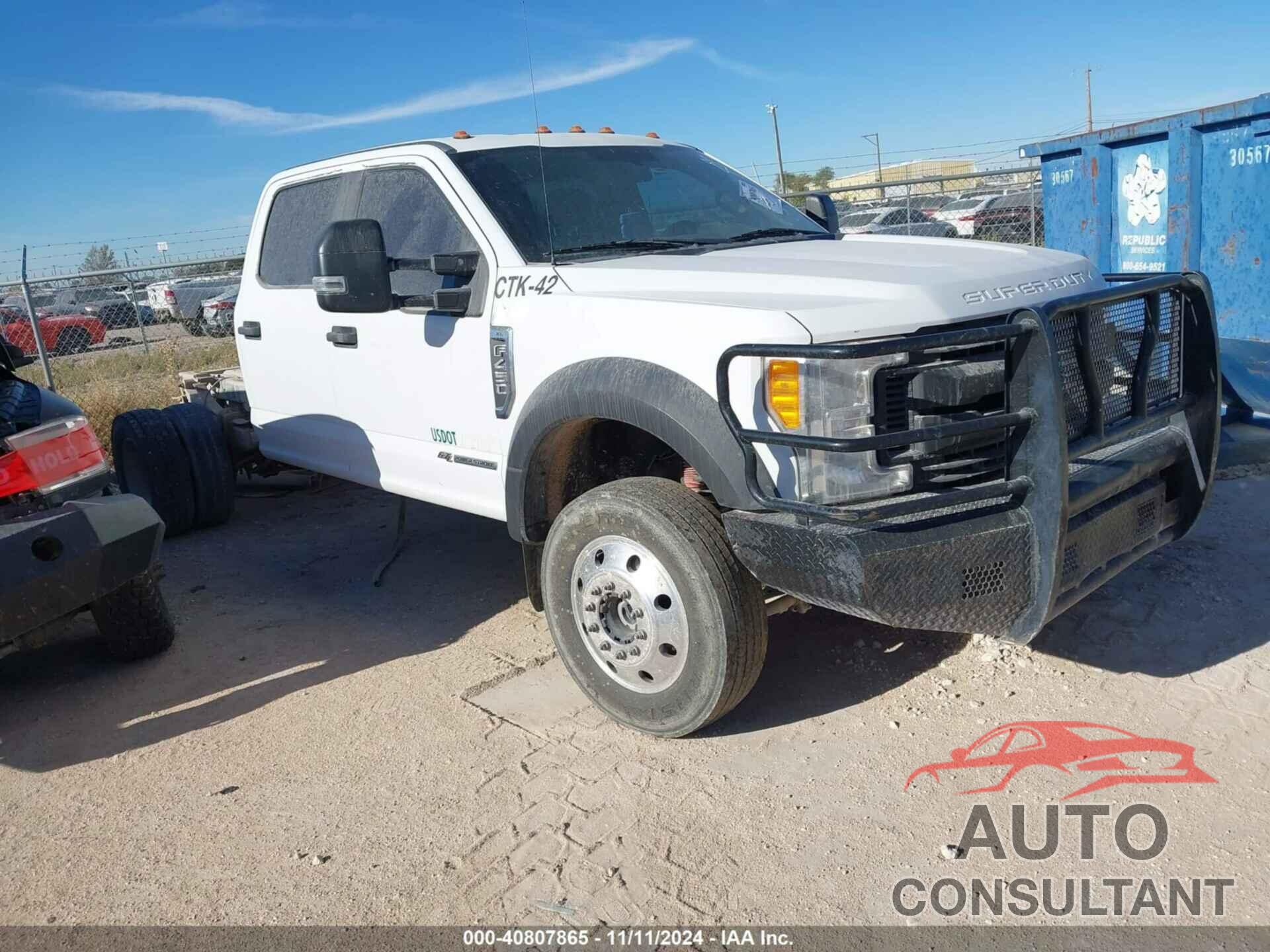 FORD F-450 CHASSIS 2017 - 1FD0W4HT7HEE56298