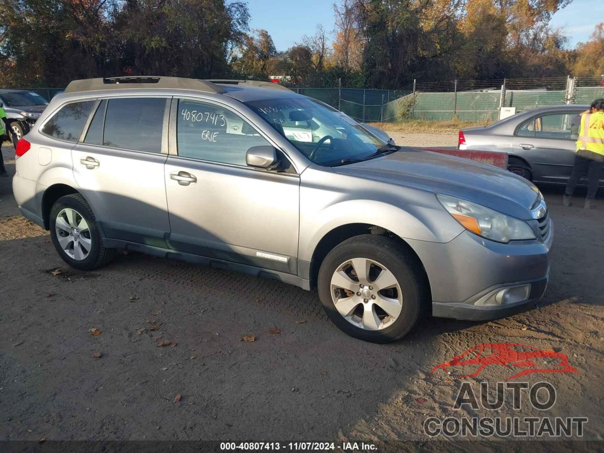 SUBARU OUTBACK 2011 - 4S4BRBKC3B3377288