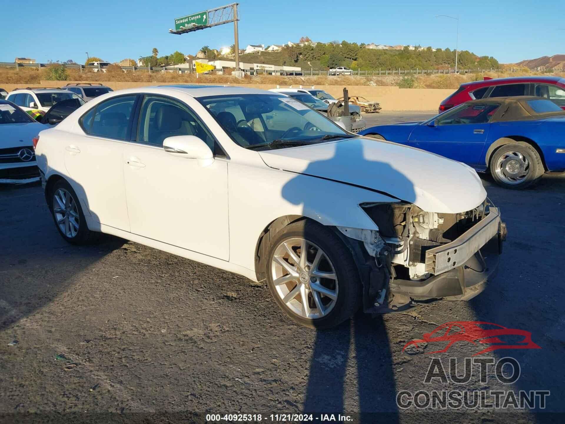 LEXUS IS 250 2011 - JTHBF5C26B5140852