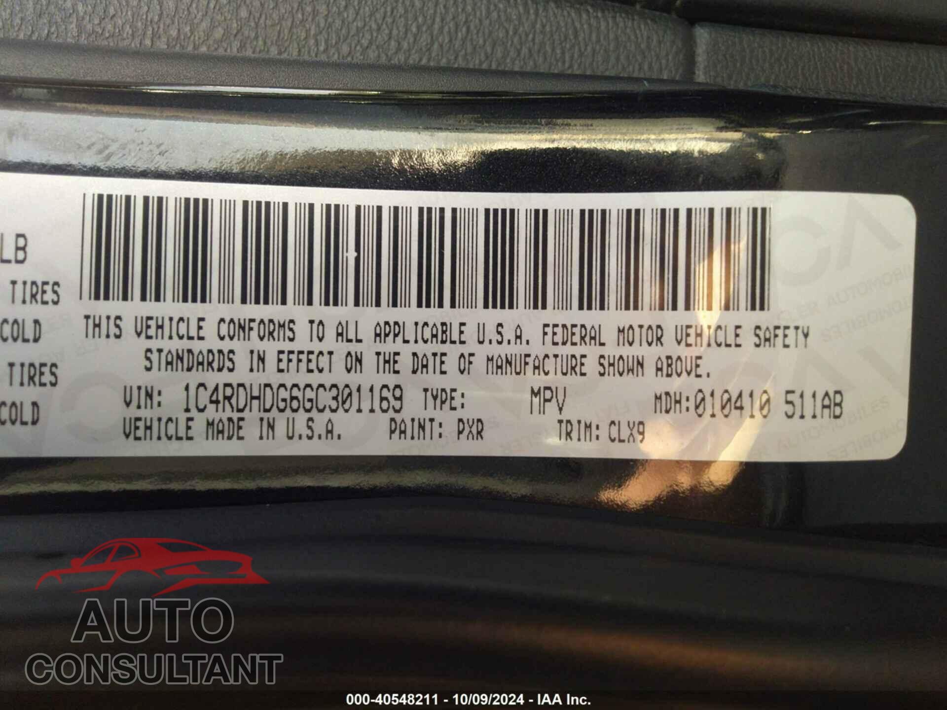 DODGE DURANGO 2016 - 1C4RDHDG6GC301169