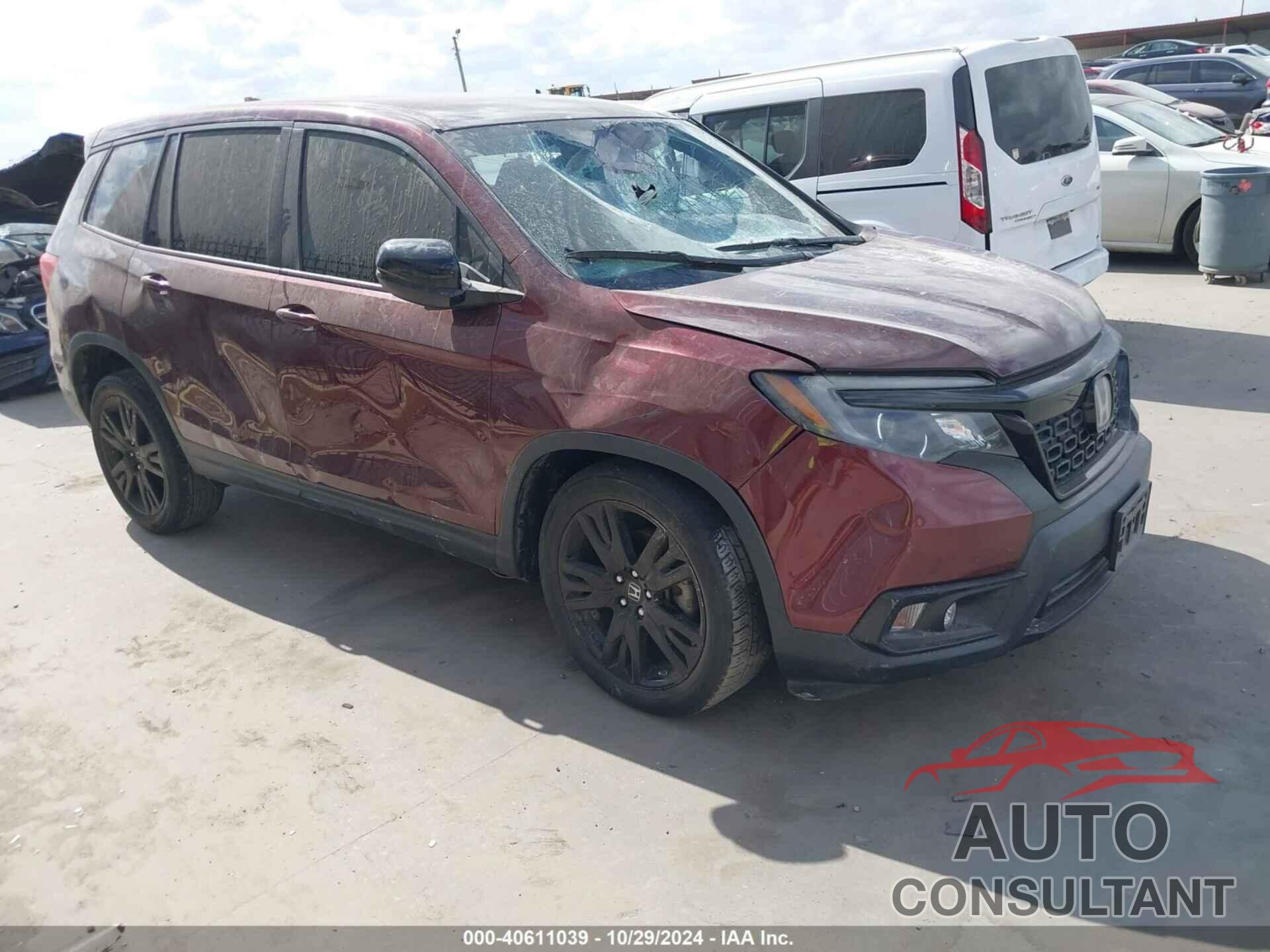 HONDA PASSPORT 2019 - 5FNYF7H28KB005046