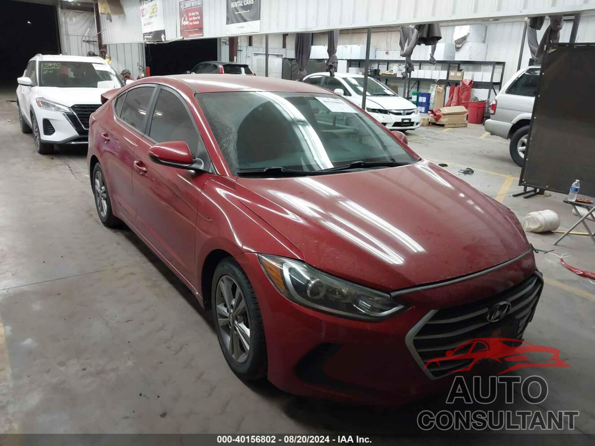 HYUNDAI ELANTRA 2017 - KMHD84LF4HU409345