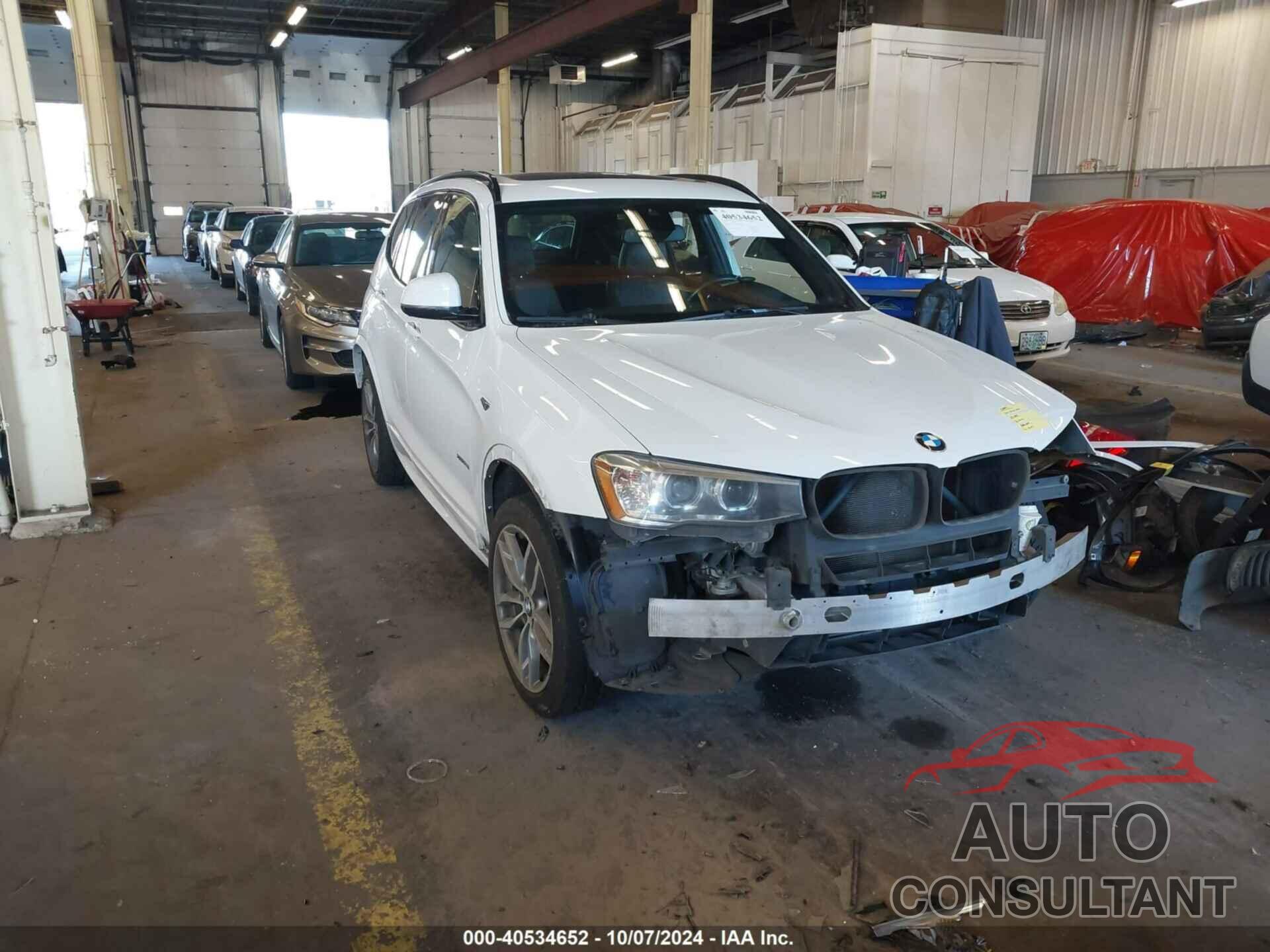 BMW X3 2017 - 5UXWX9C30H0W78600