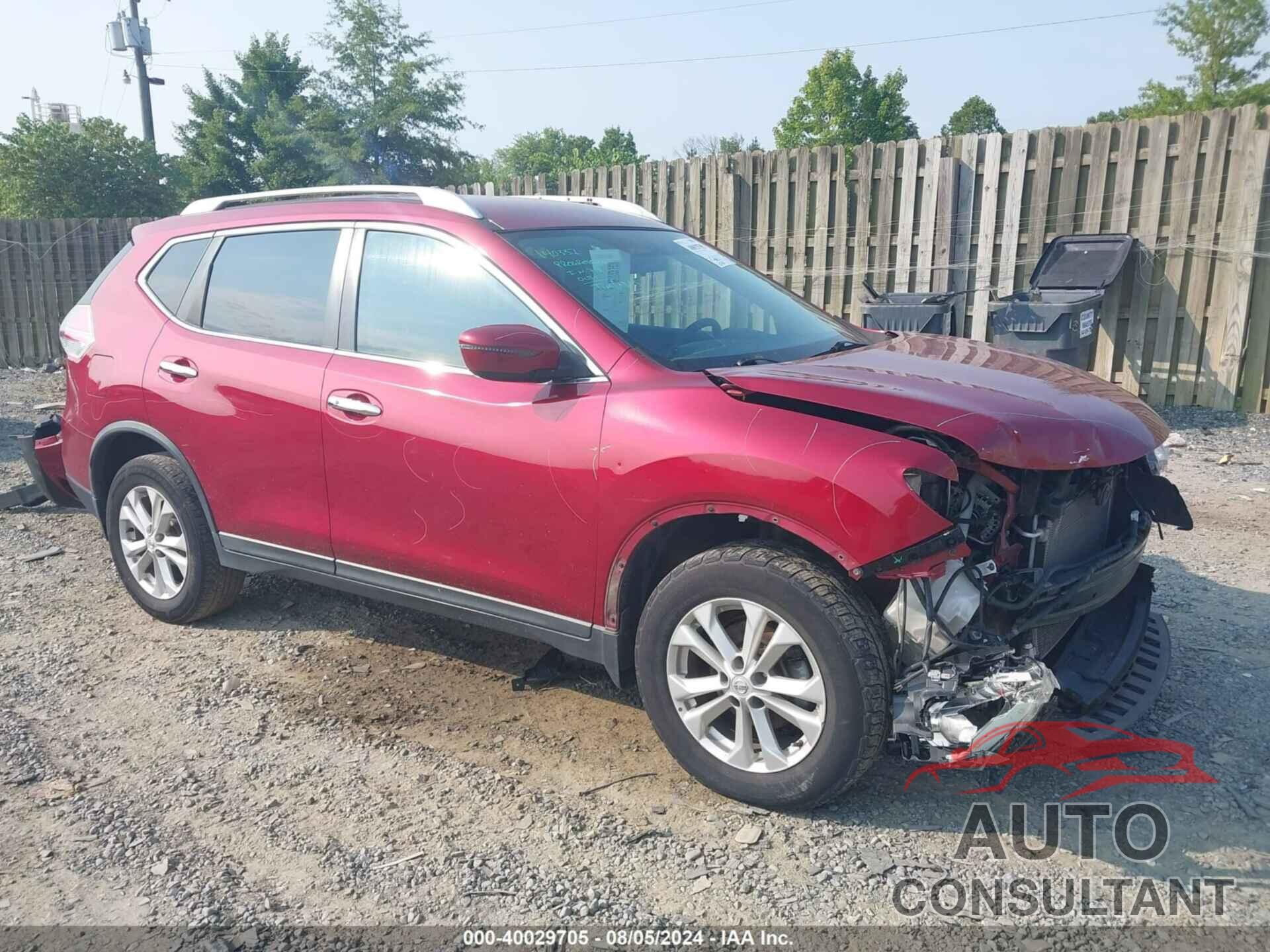 NISSAN ROGUE 2016 - KNMAT2MV8GP729880